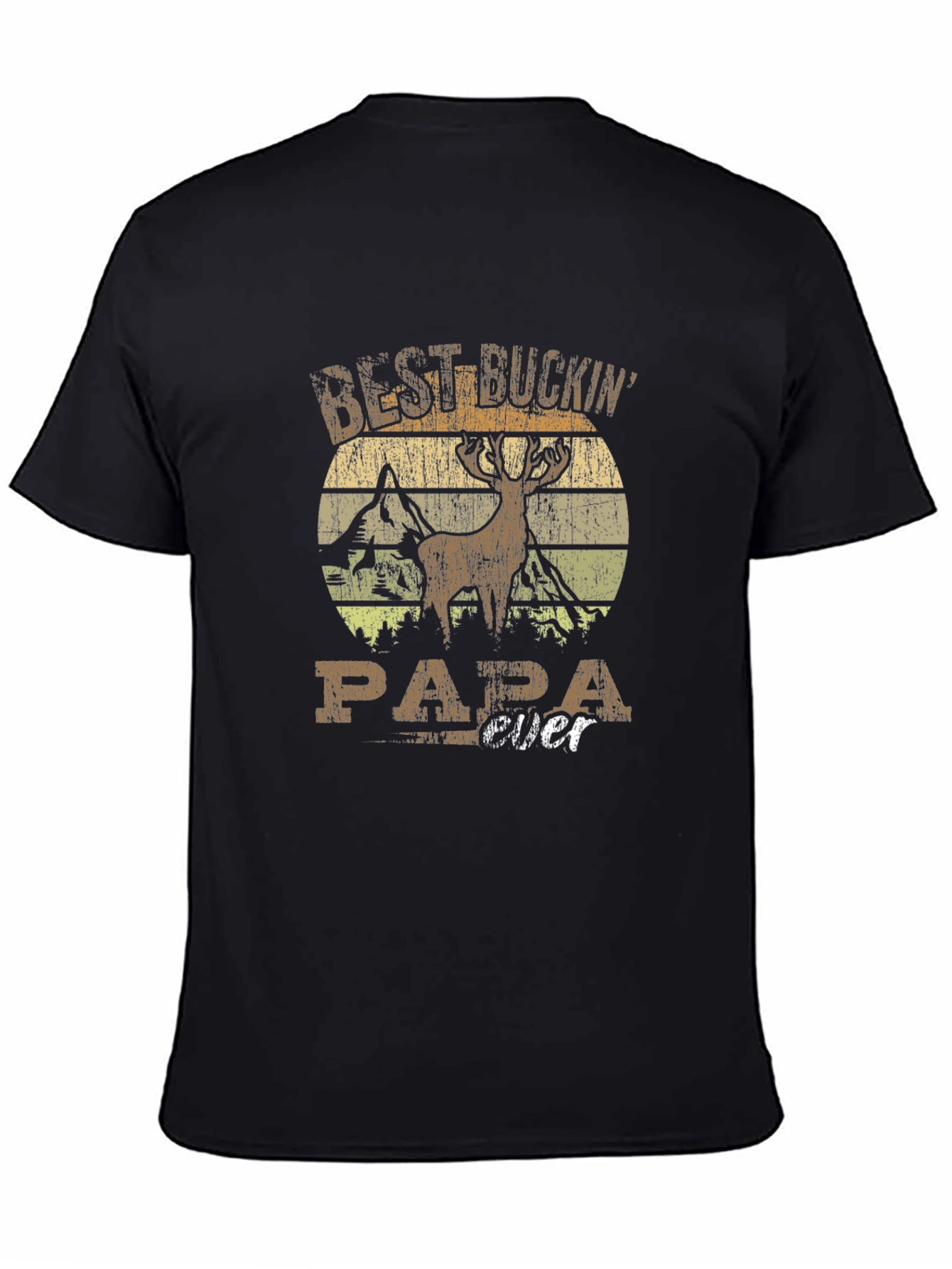 Best Buckin Papa Ever T-Shirt