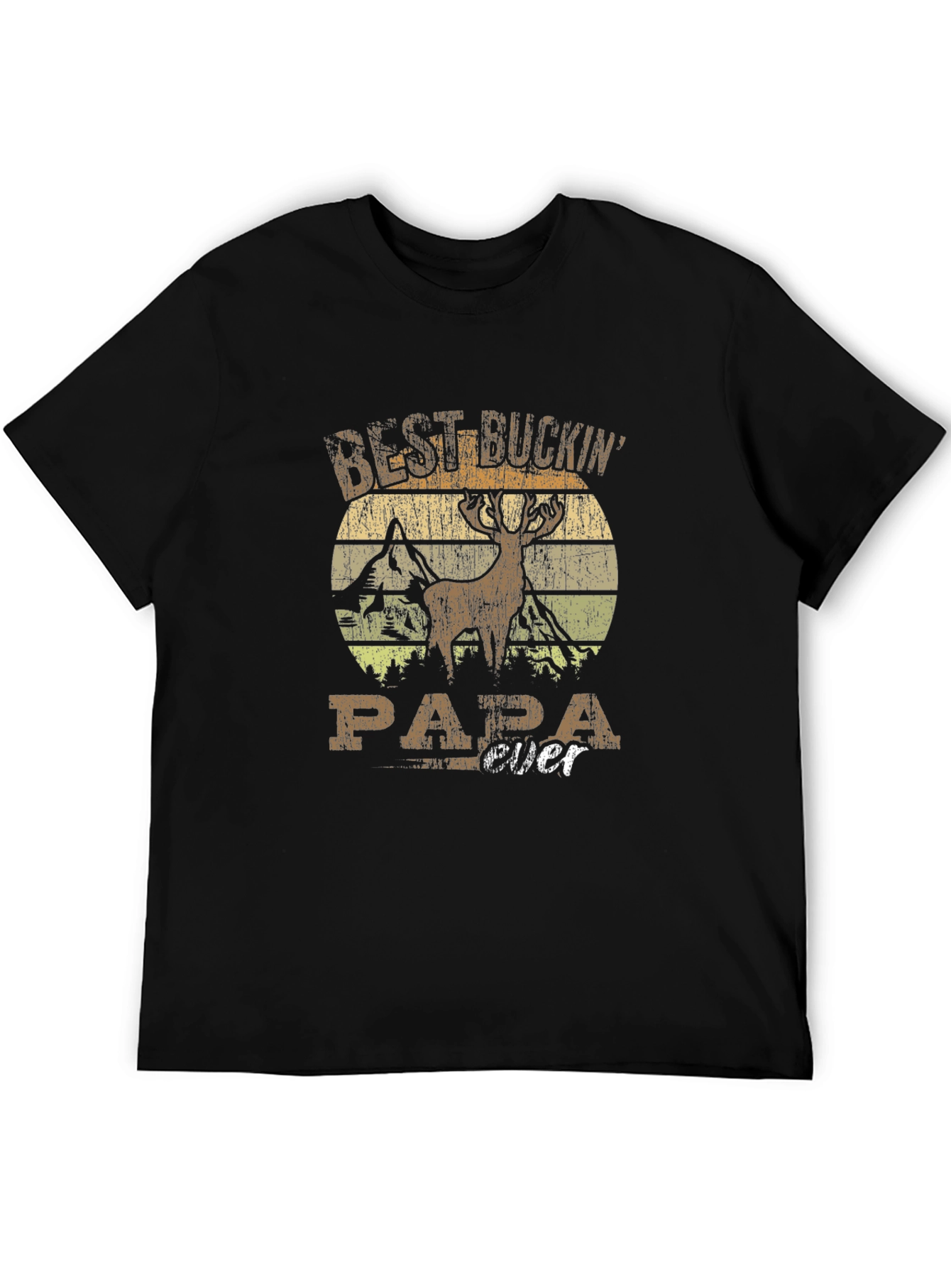 Best Buckin Papa Ever T-Shirt