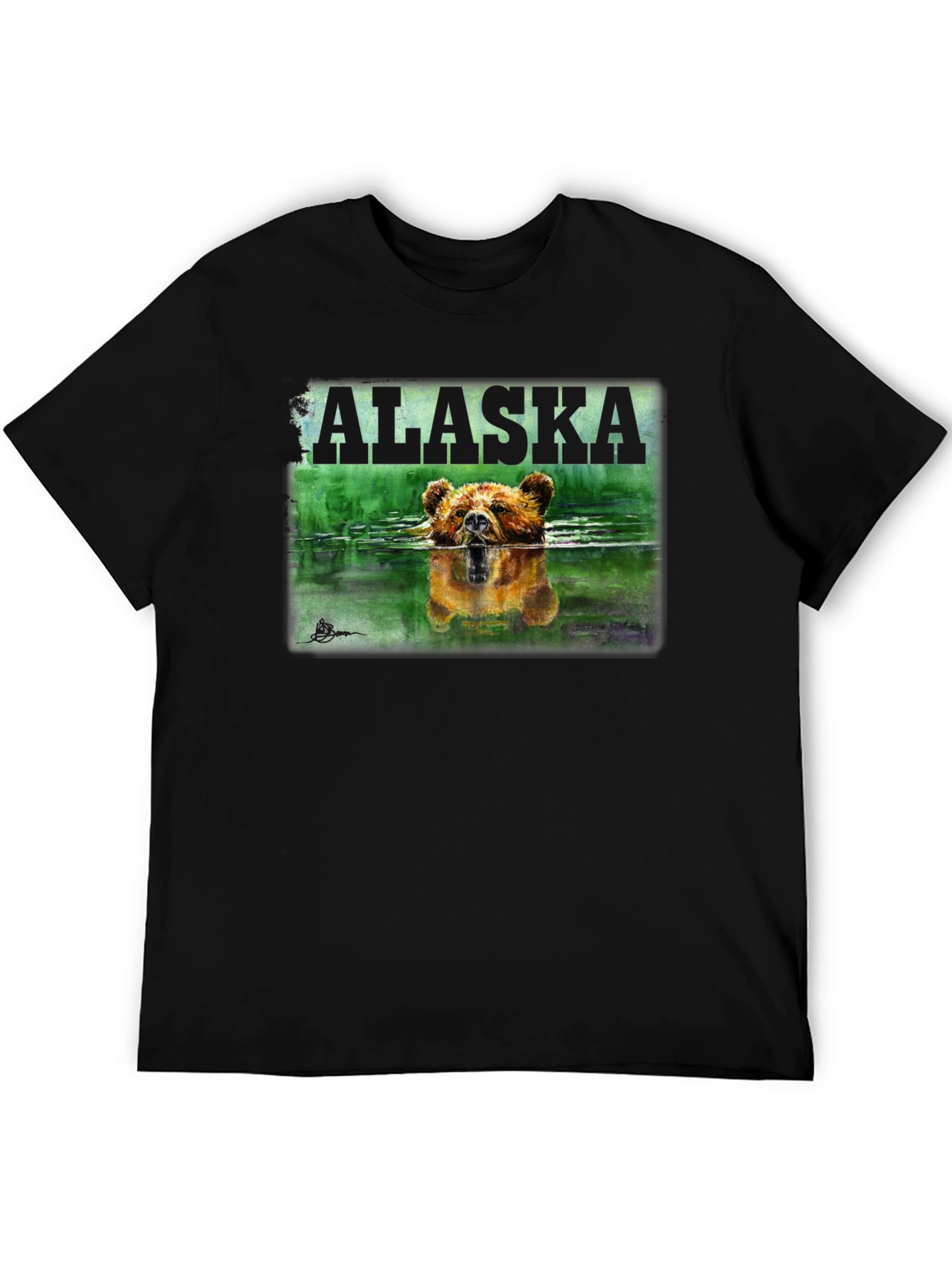 Alaska Bear Graphic T-Shirt