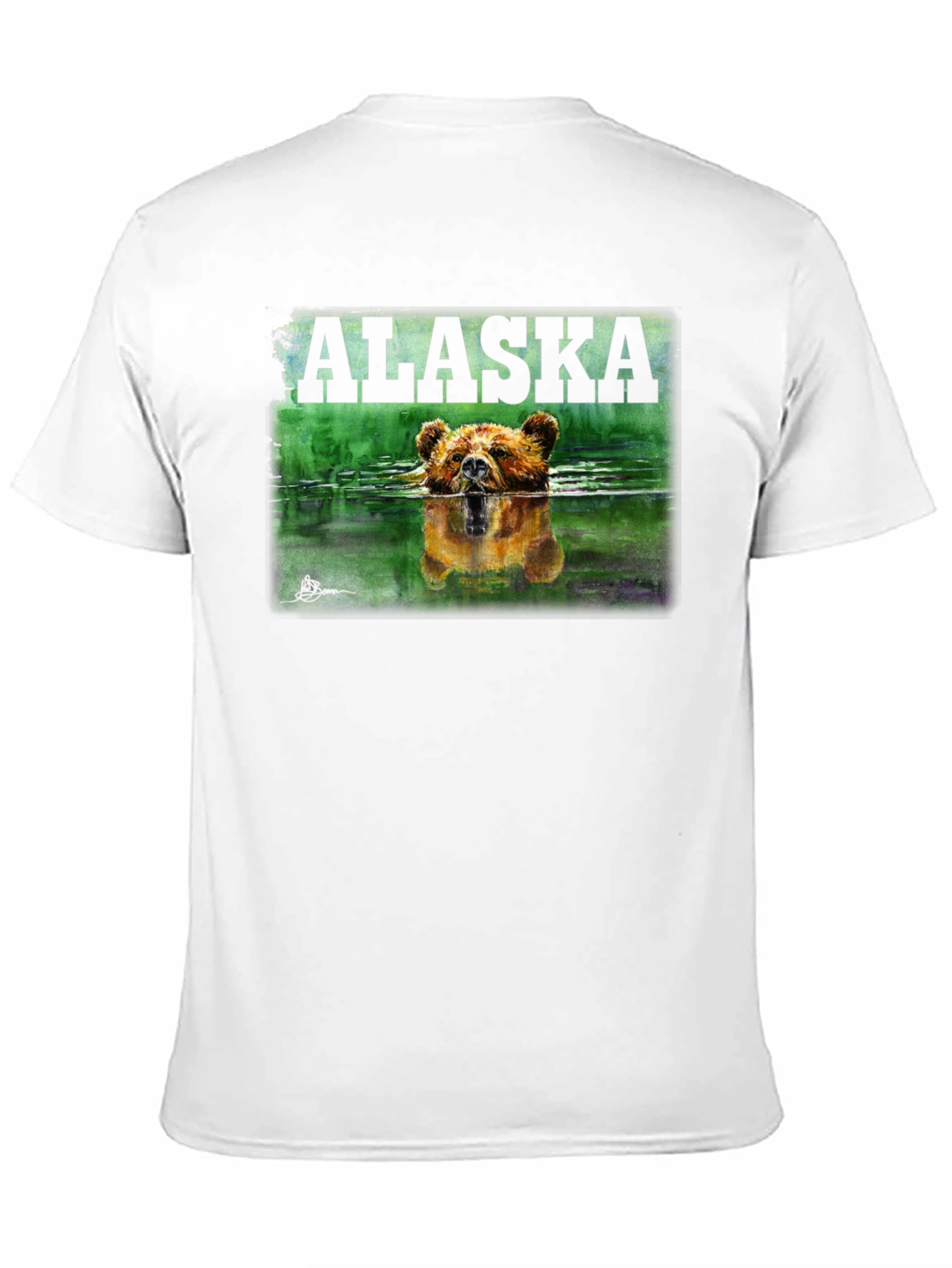 Alaska Bear Graphic T-Shirt