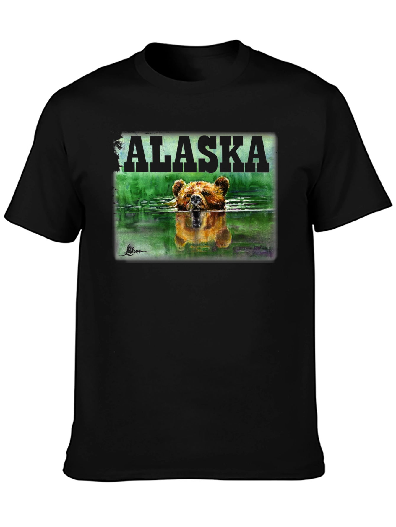 Alaska Bear Graphic T-Shirt