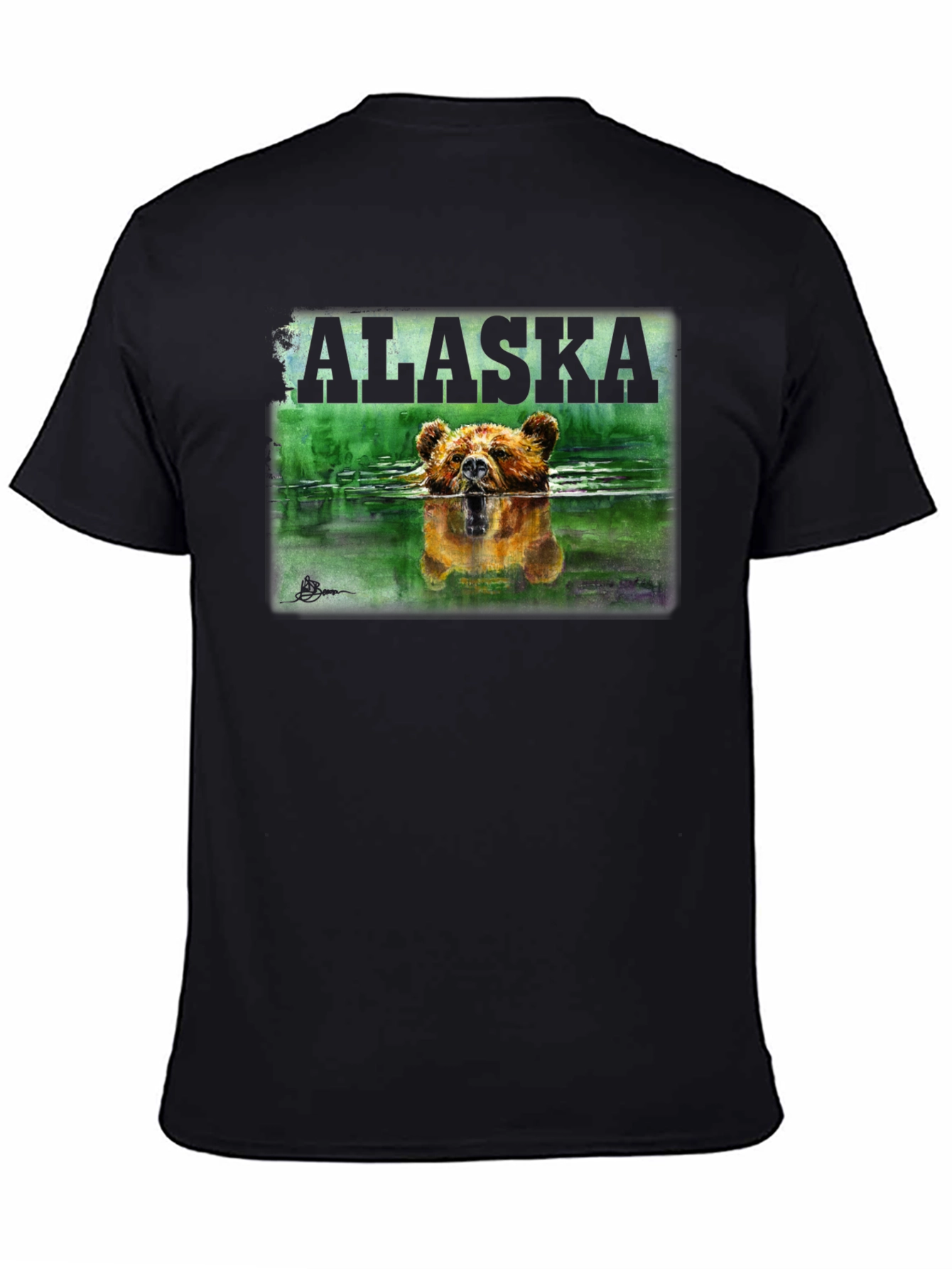 Alaska Bear Graphic T-Shirt