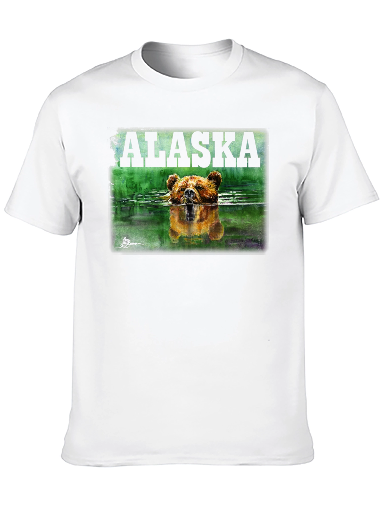 Alaska Bear Graphic T-Shirt