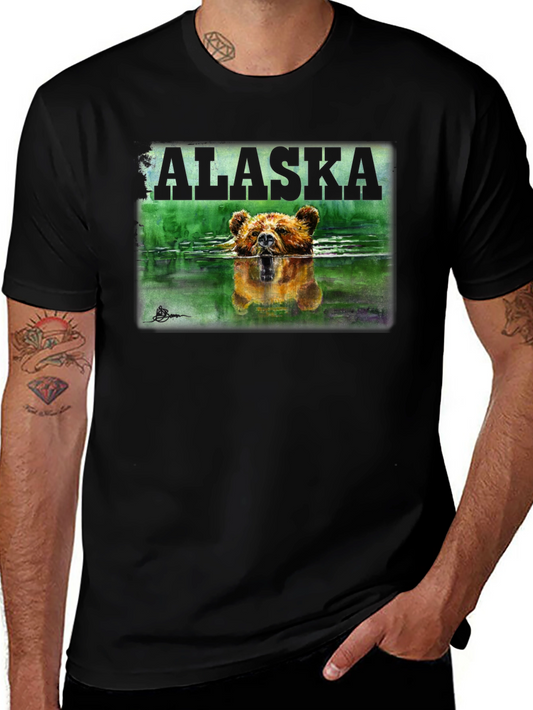Alaska Bear Graphic T-Shirt
