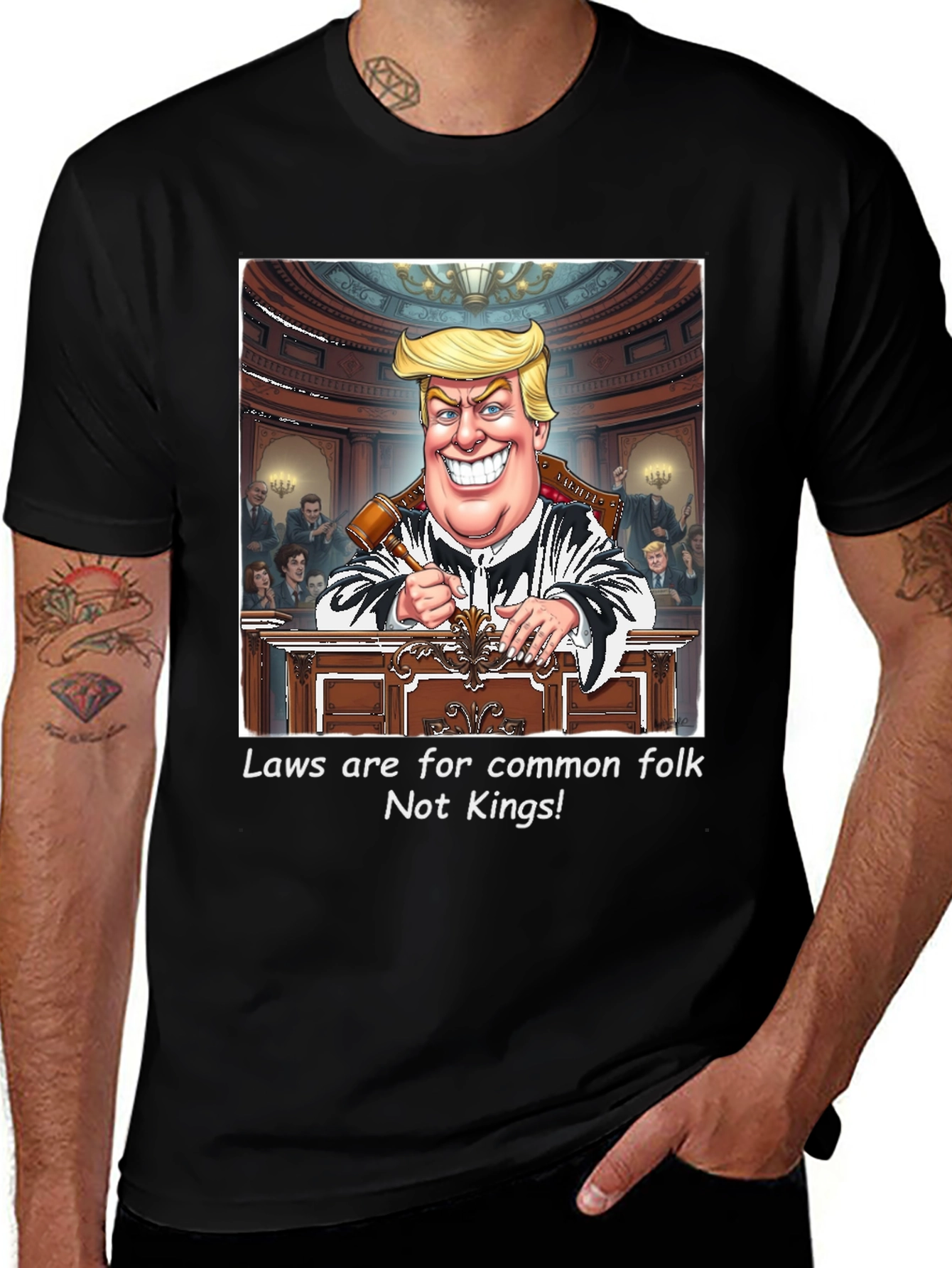 Trump Courtroom Graphic Tee