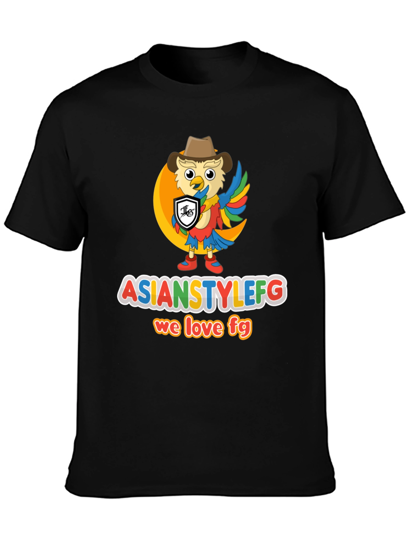 Fun Owl Cartoon T-Shirt - Asianstylefg Love FG!