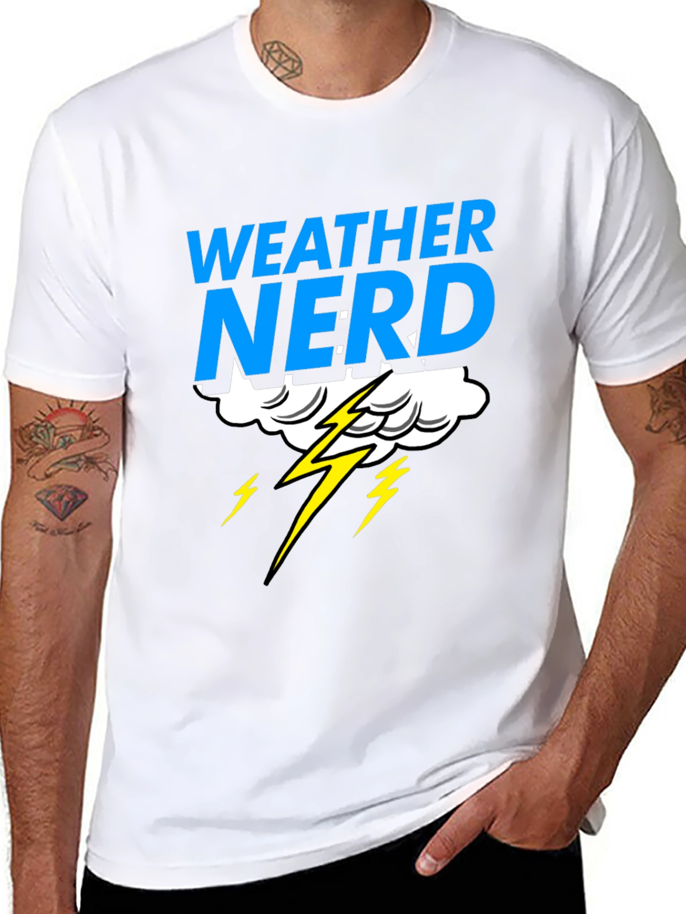 Weather Nerd T-Shirt - Black