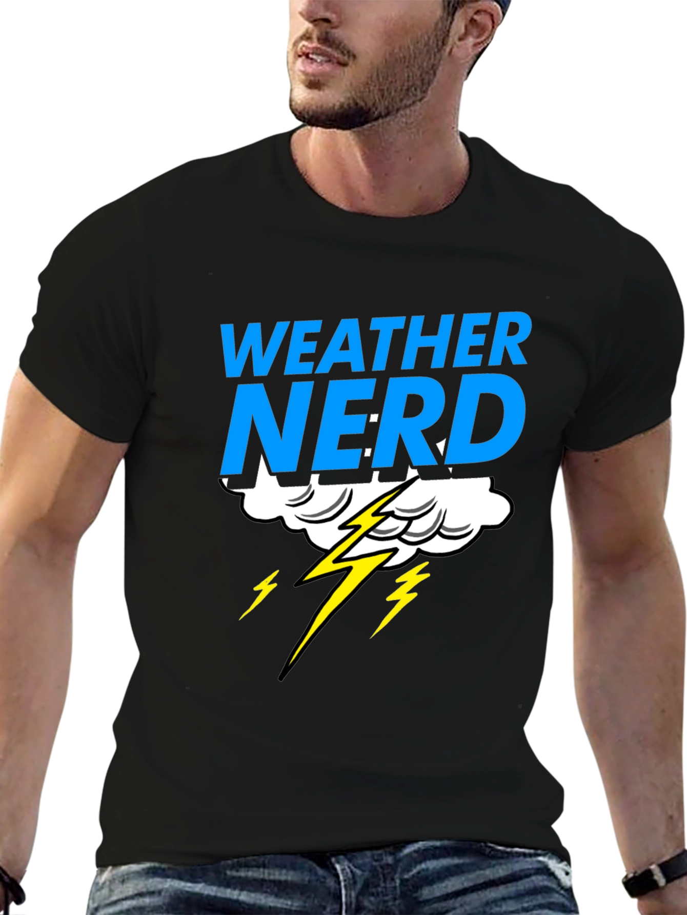 Weather Nerd T-Shirt - Black