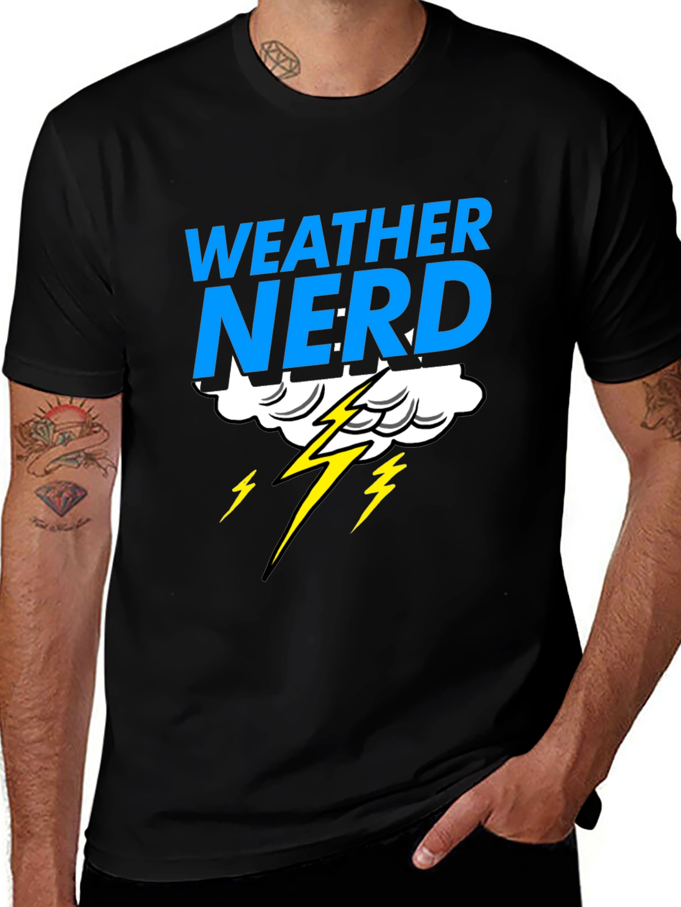 Weather Nerd T-Shirt - Black