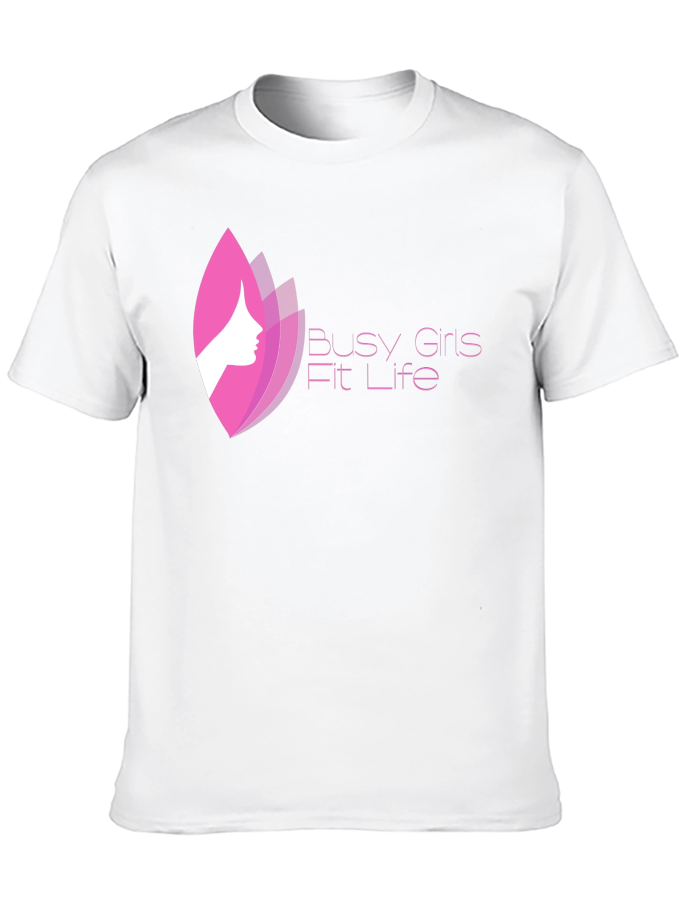 Busy Girls Fit Life Black Graphic Tee