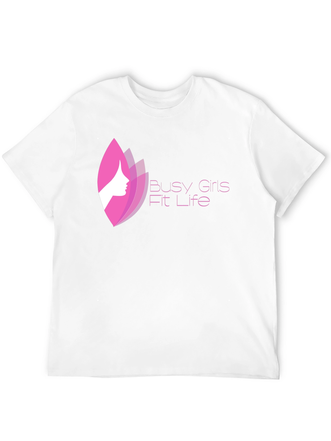 Busy Girls Fit Life Black Graphic Tee