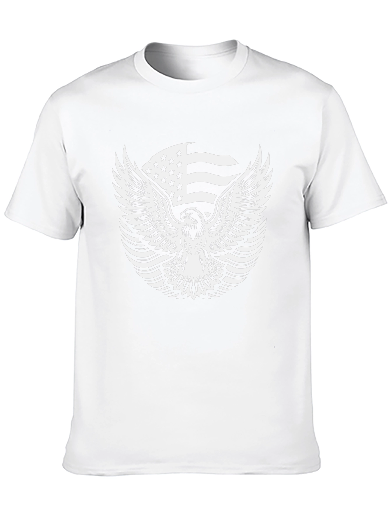 American Eagle Flag Graphic Tee - Black