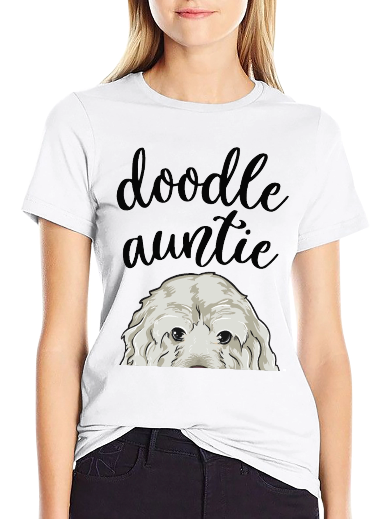 Doodle Auntie Dog Lover T-Shirt