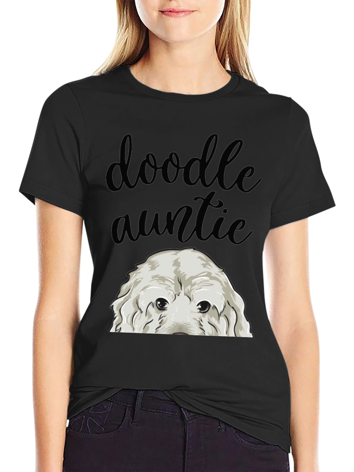 Doodle Auntie Dog Lover T-Shirt