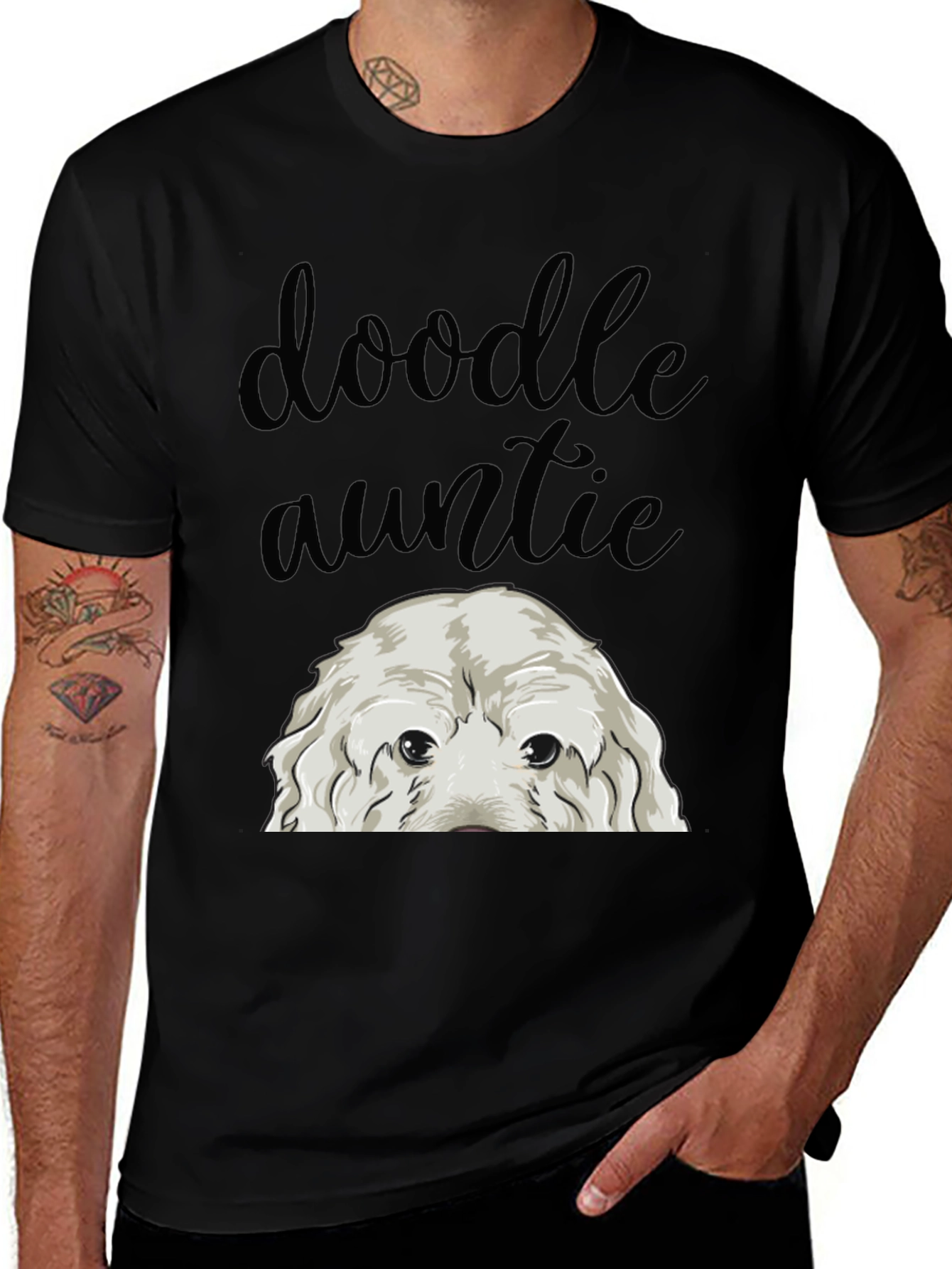 Doodle Auntie Dog Lover T-Shirt