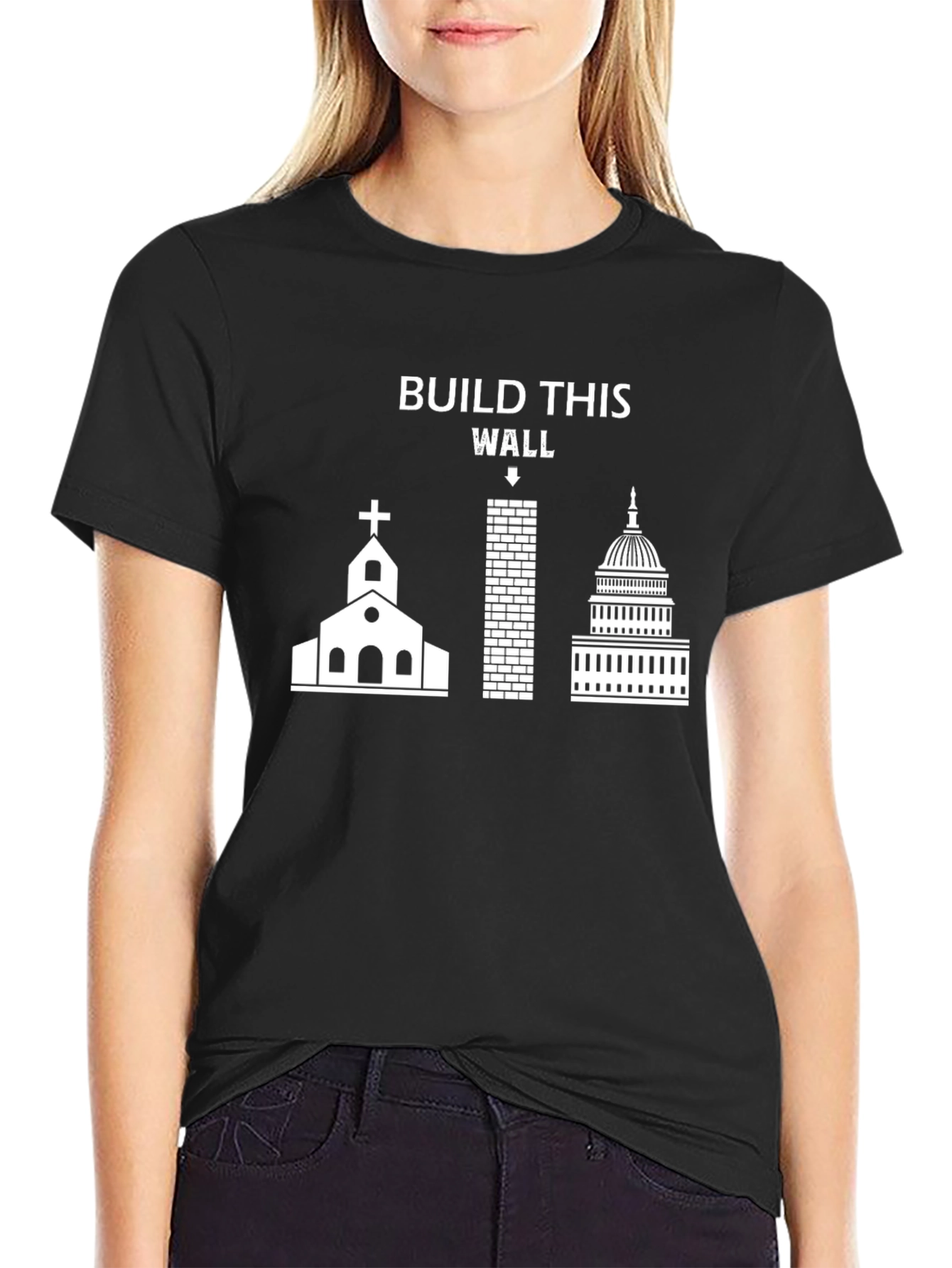 Build This Wall Graphic T-Shirt