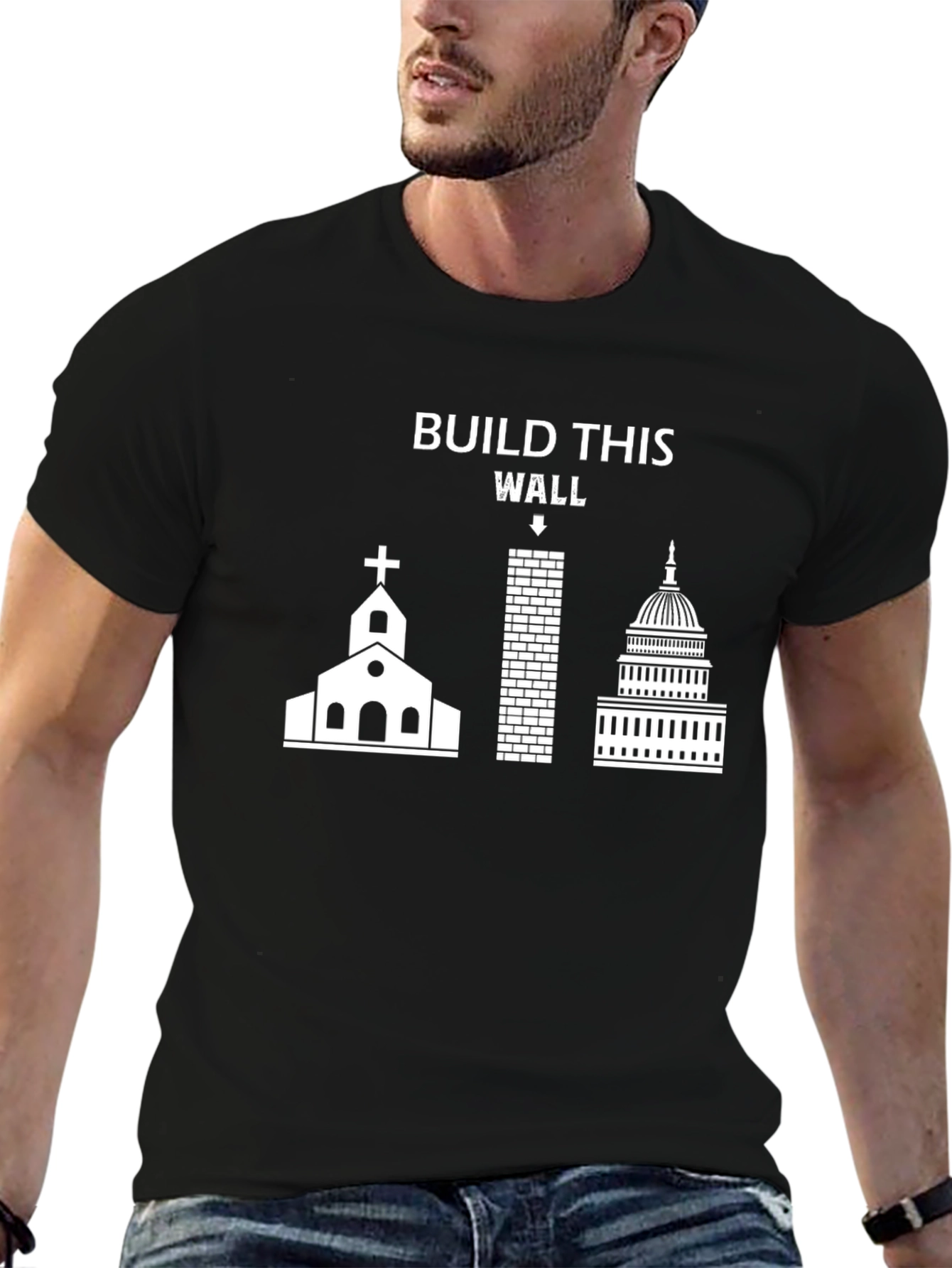 Build This Wall Graphic T-Shirt