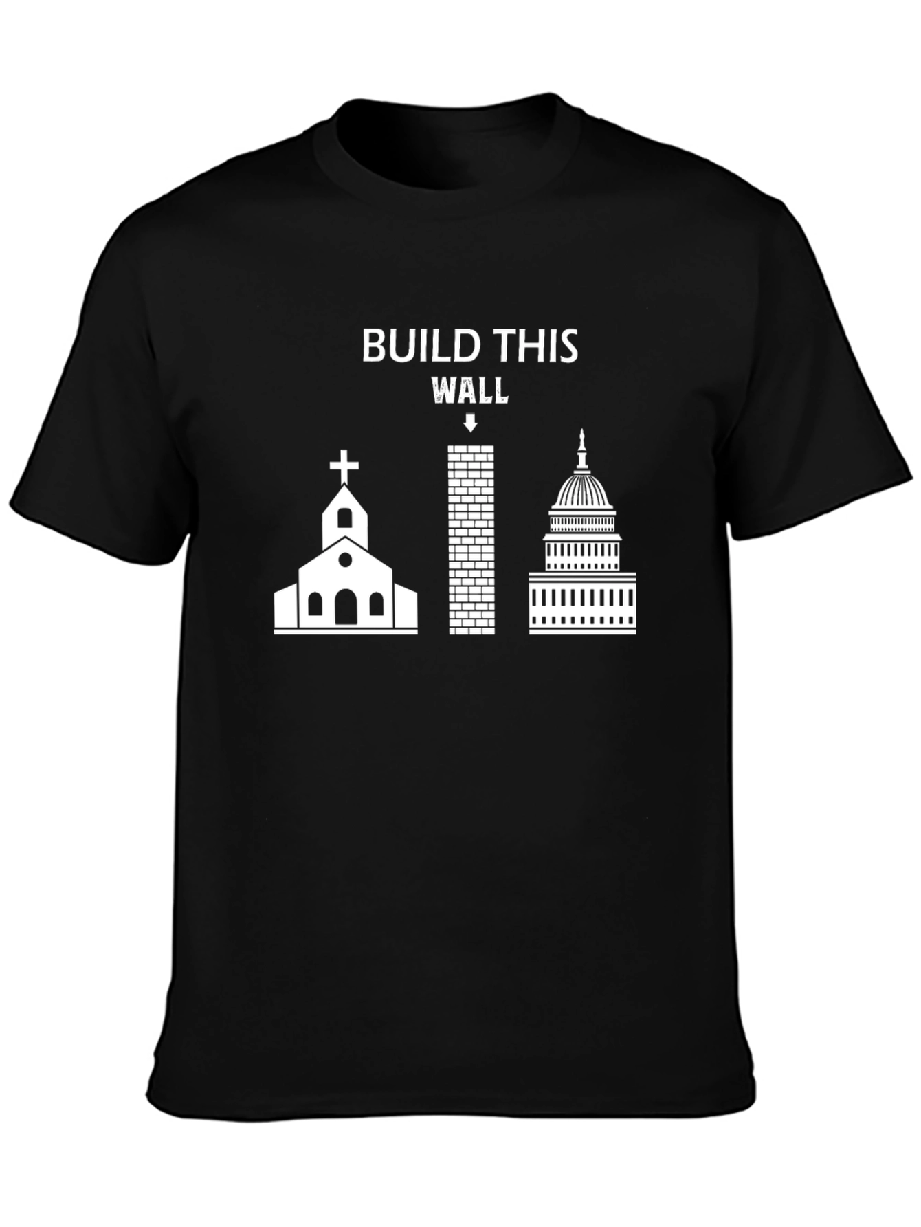 Build This Wall Graphic T-Shirt