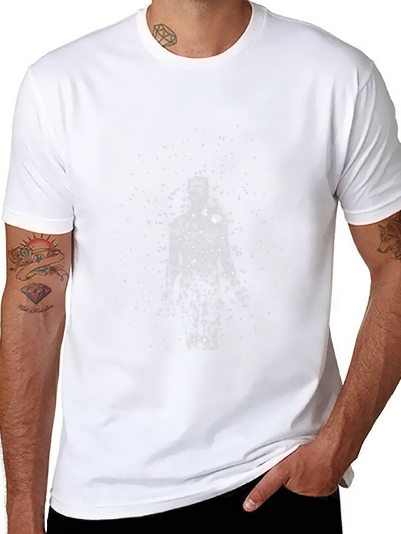 Sparkling Silhouette Black T-Shirt