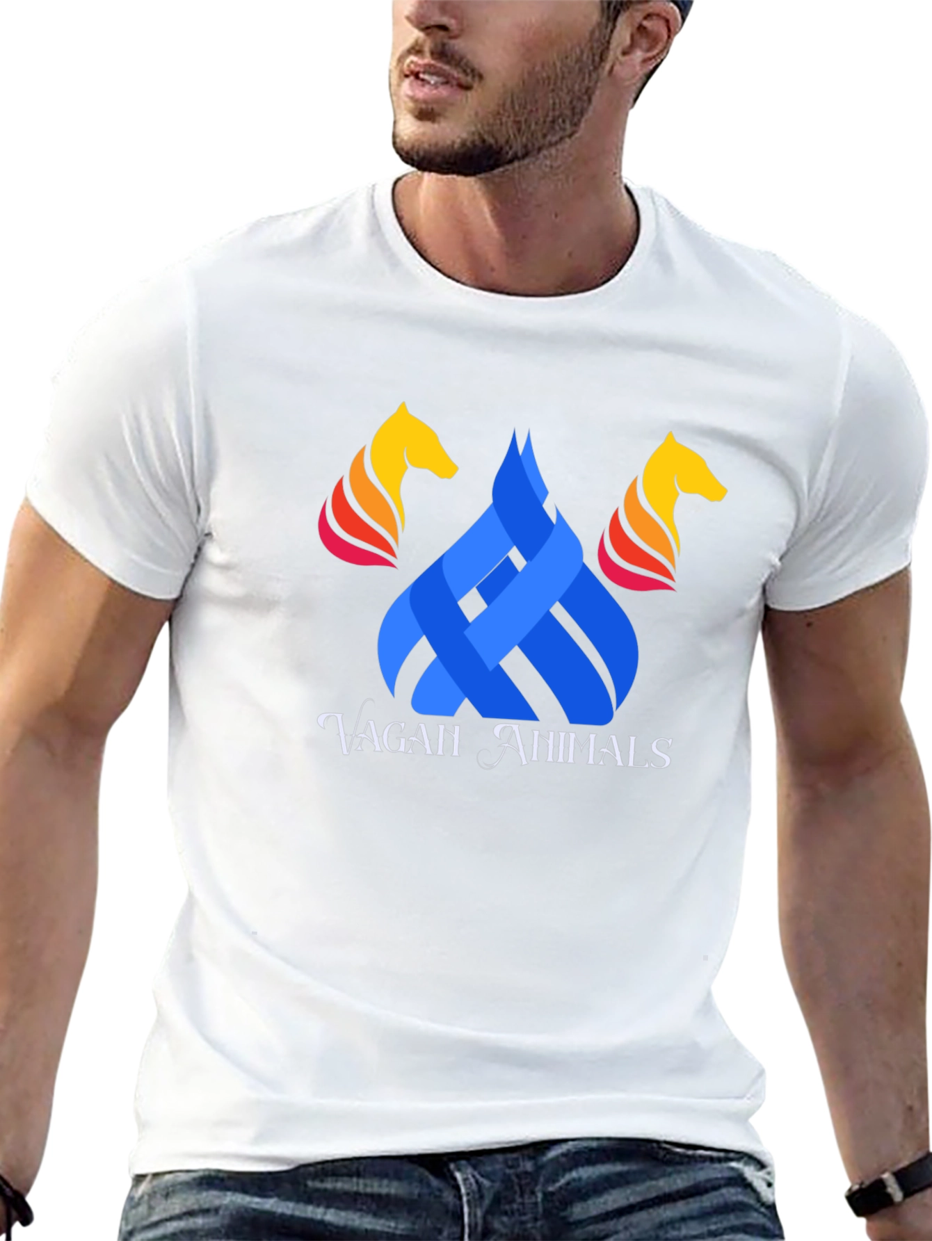 Vegan Animals Graphic T-Shirt