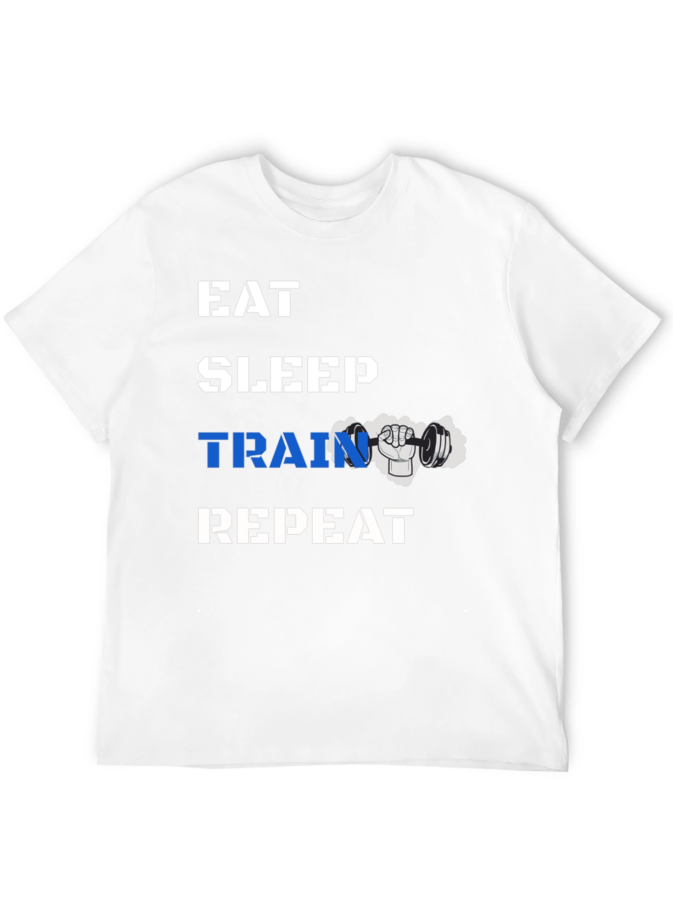 Eat Sleep Train Repeat Gym T-Shirt