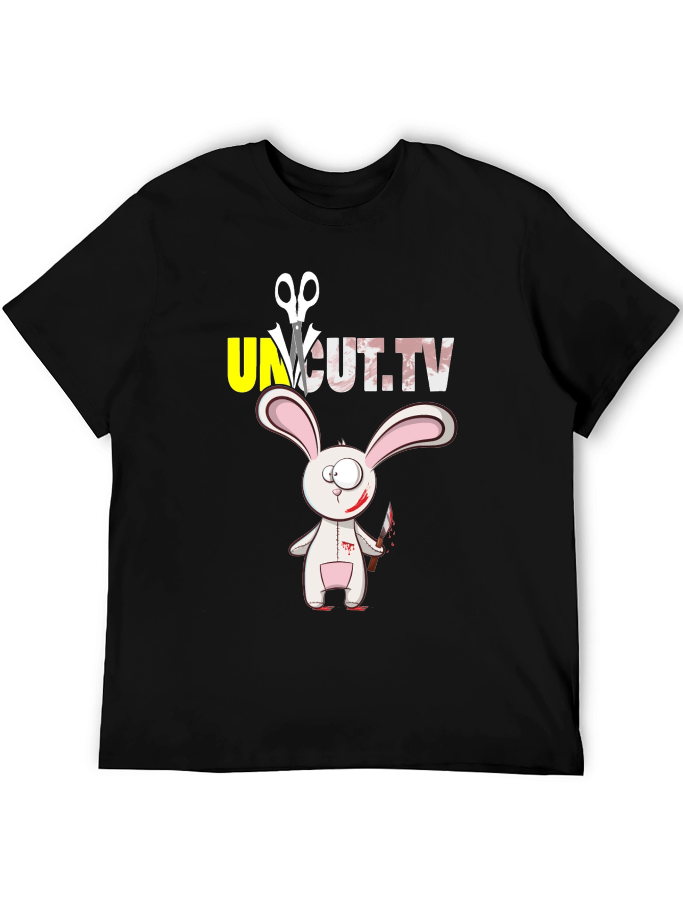 Uncut TV Rabbit Graphic T-Shirt