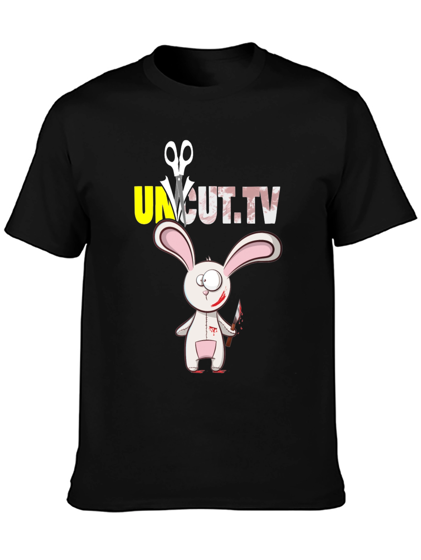 Uncut TV Rabbit Graphic T-Shirt