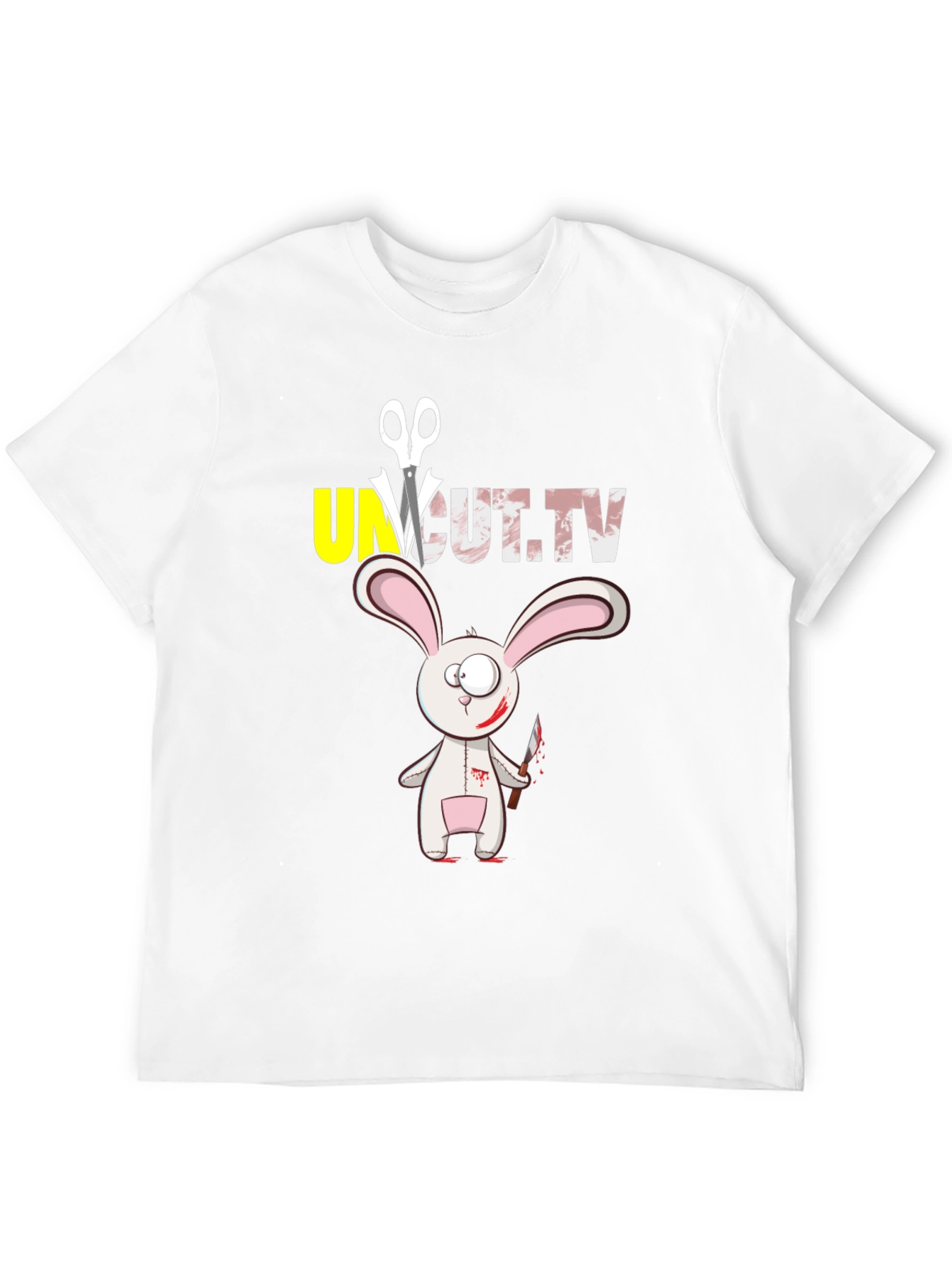 Uncut TV Rabbit Graphic T-Shirt