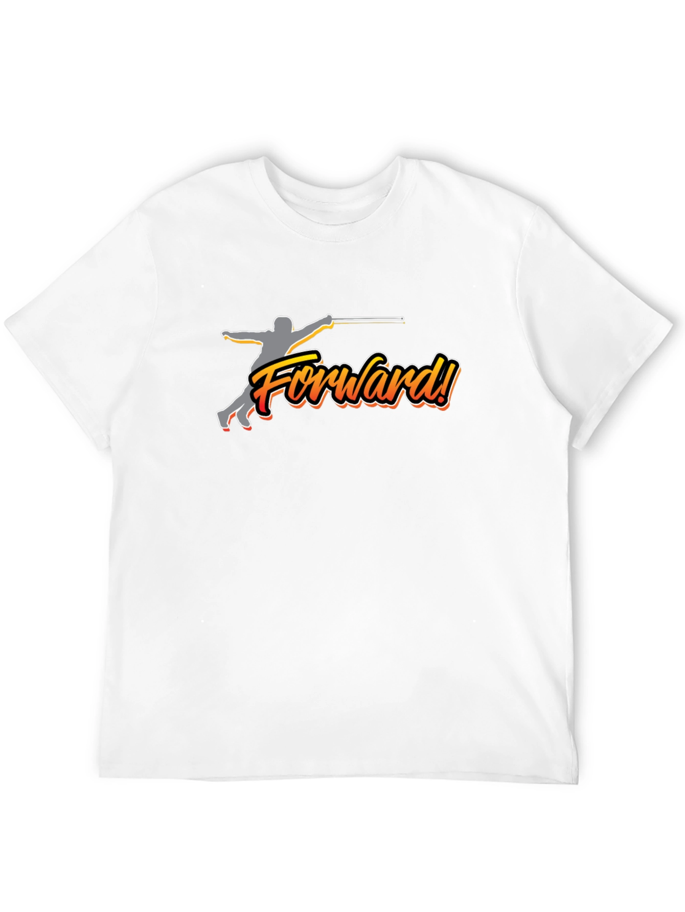 Forward! Fencing T-Shirt - Sporty Graphic Tee