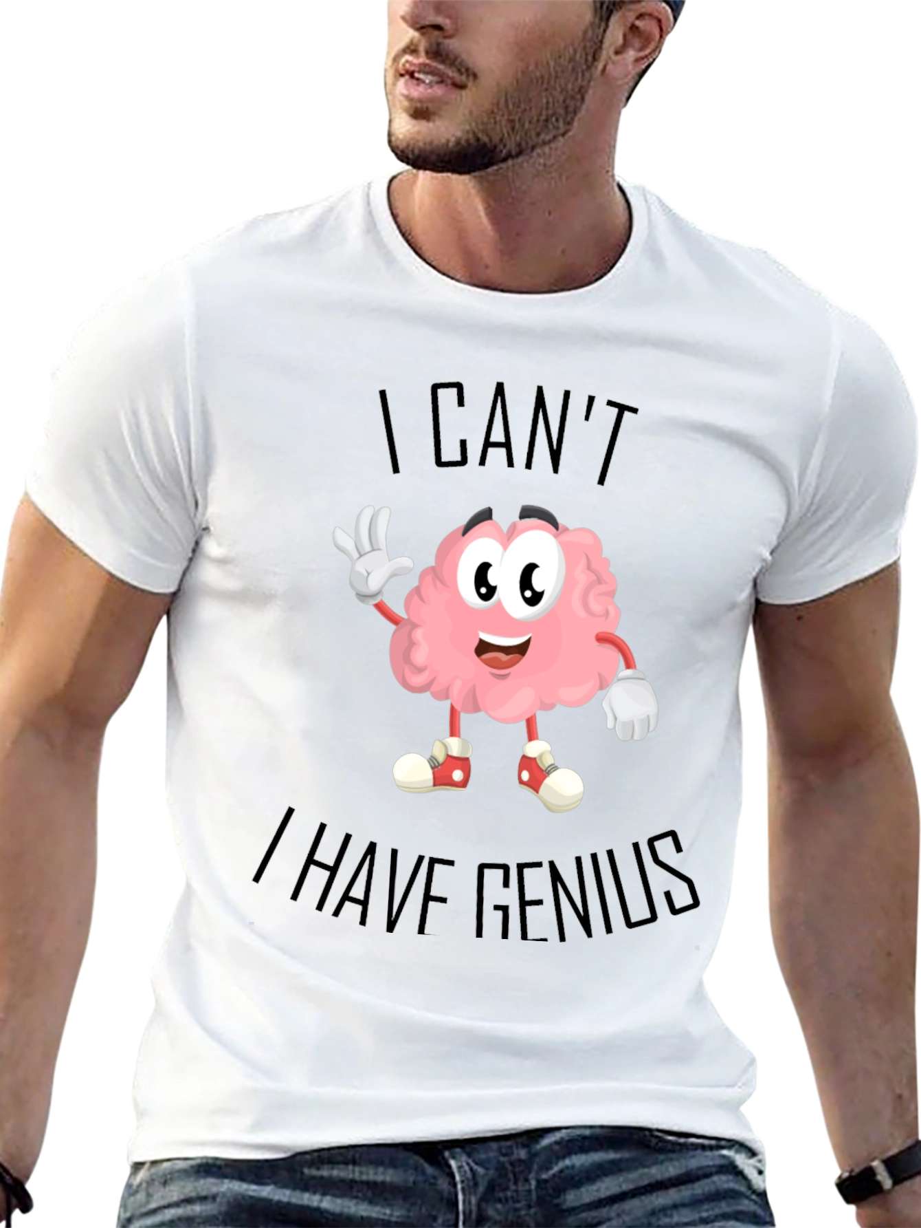 Funny Genius Brain T-Shirt