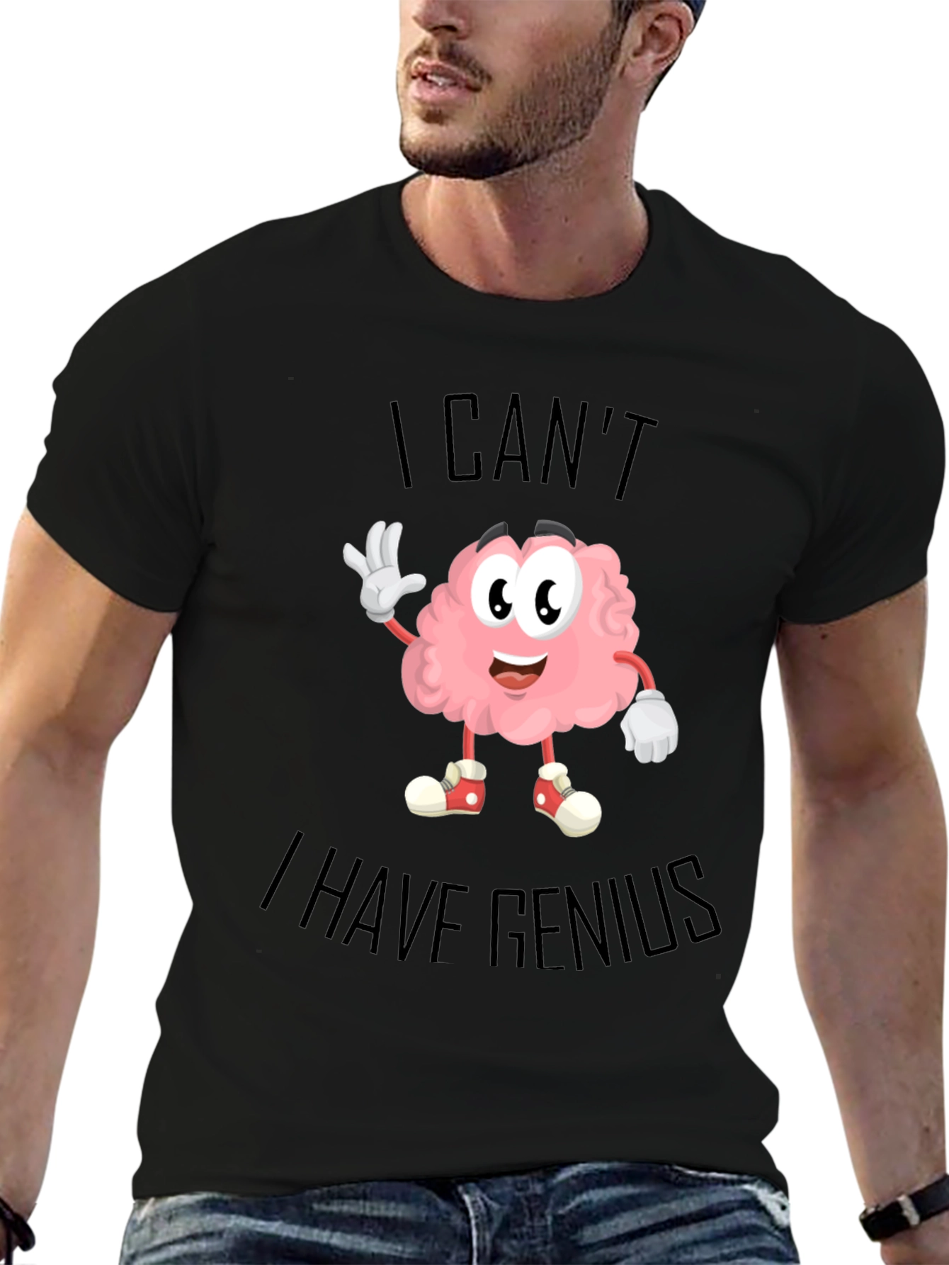 Funny Genius Brain T-Shirt