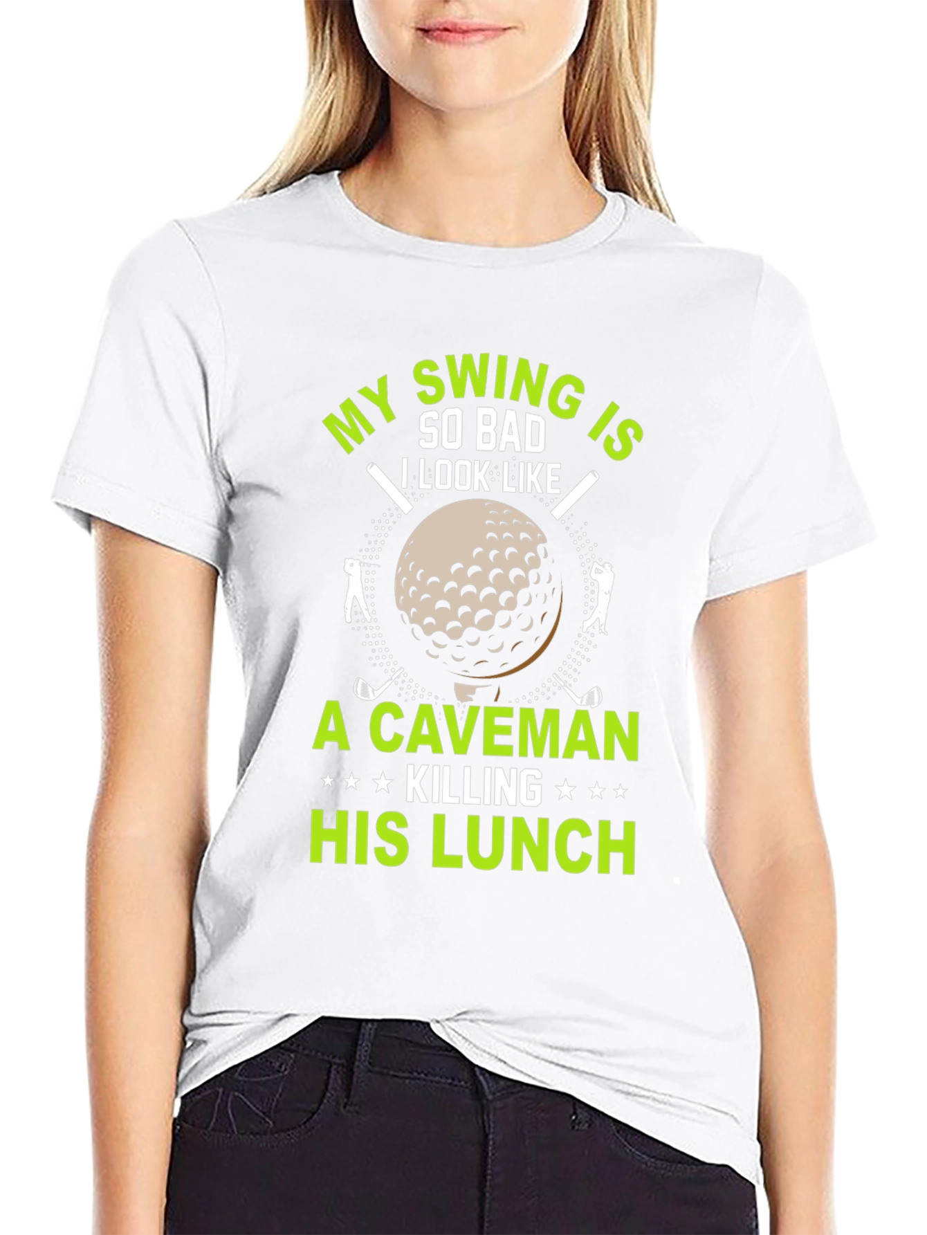 Funny Golf T-Shirt: My Swing is So Bad