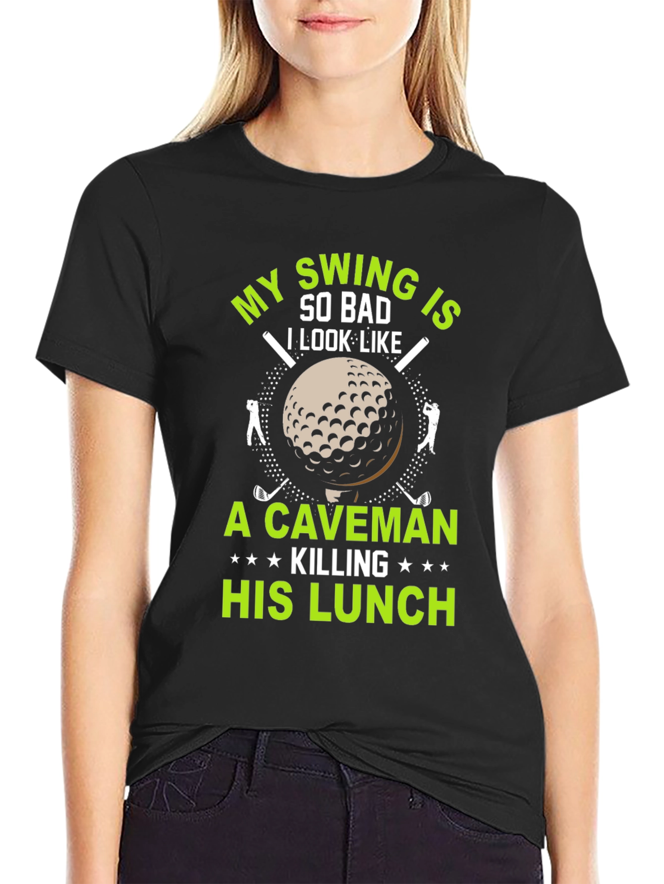 Funny Golf T-Shirt: My Swing is So Bad