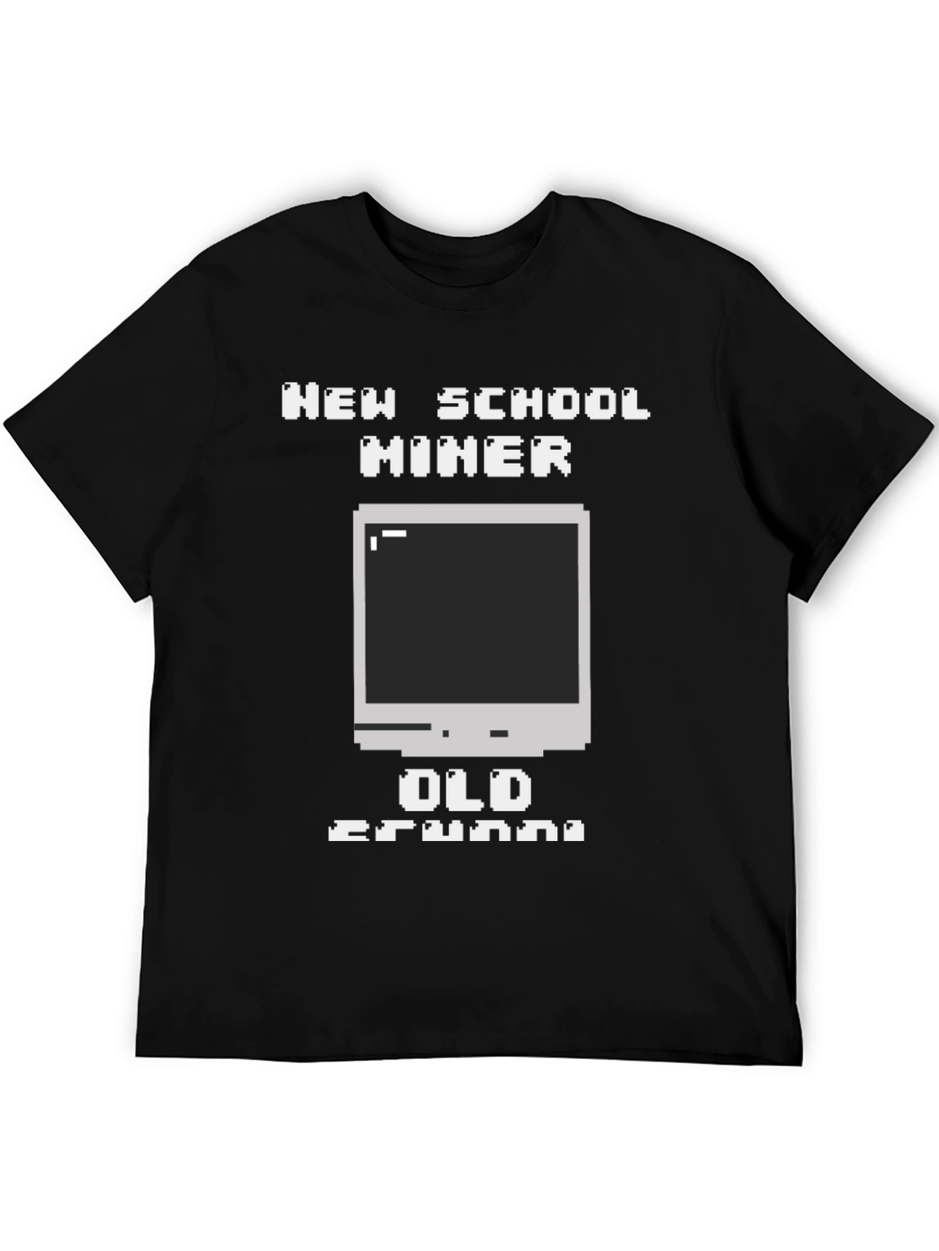 New School Miner Old Console T-Shirt
