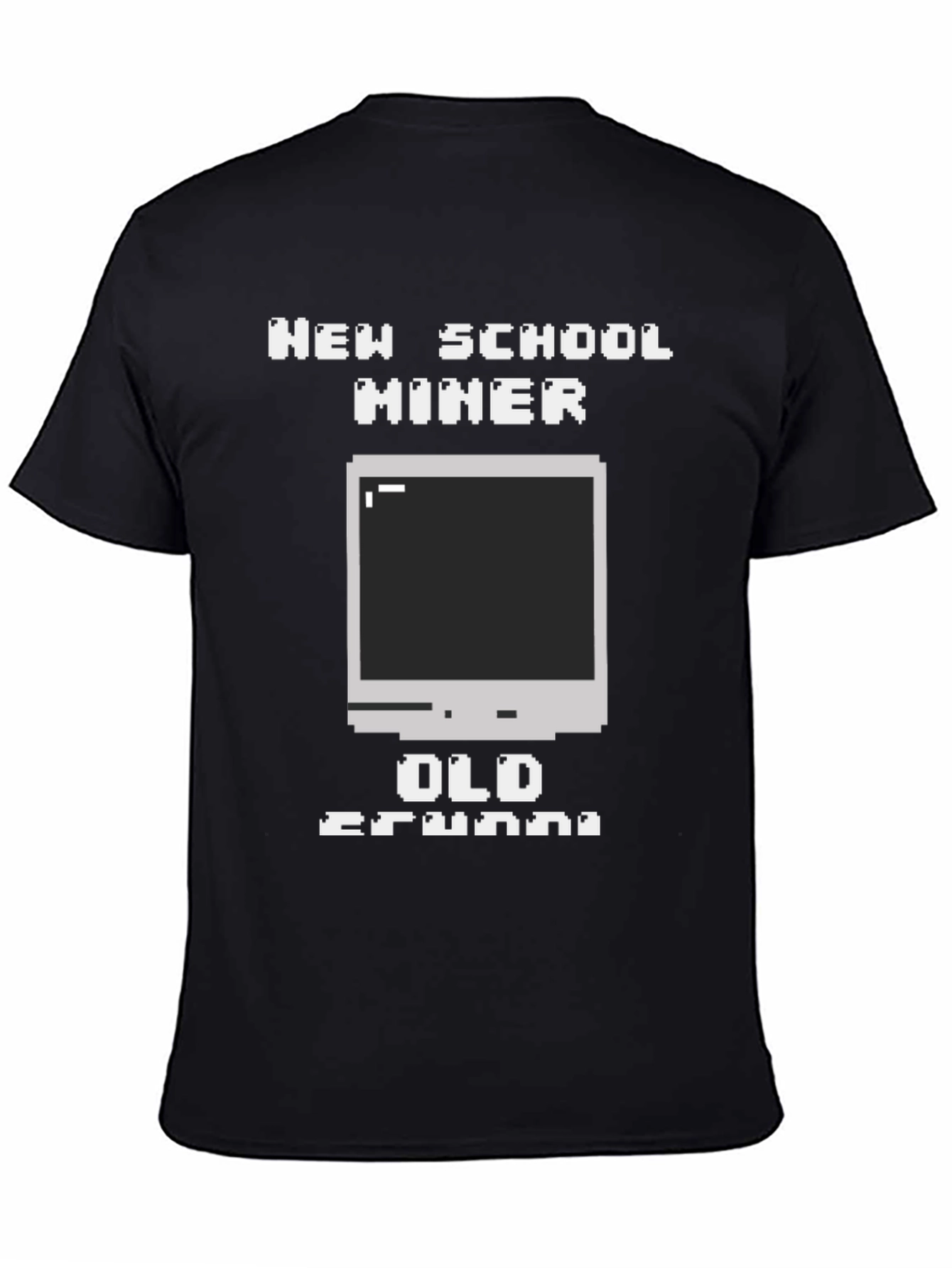 New School Miner Old Console T-Shirt