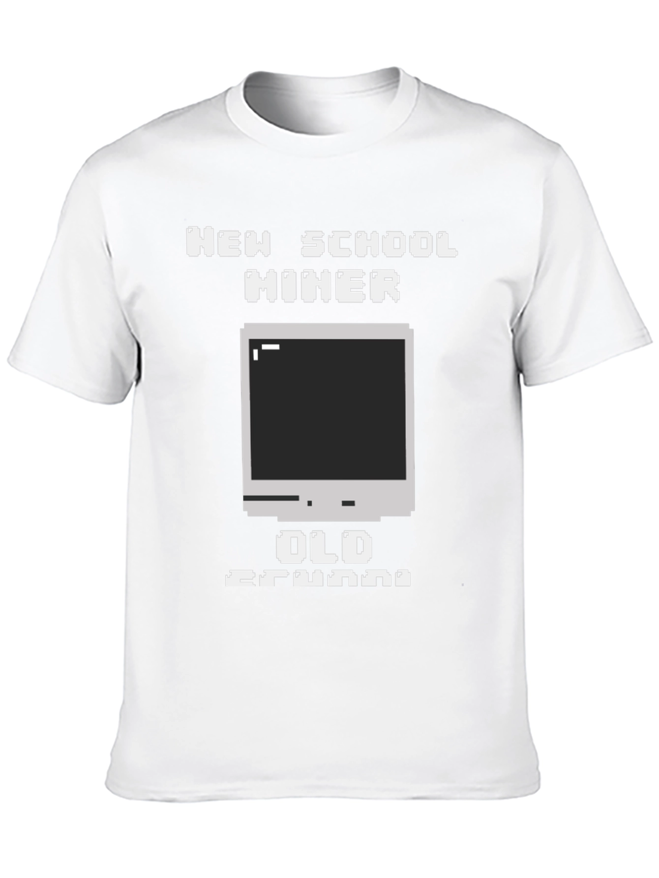 New School Miner Old Console T-Shirt