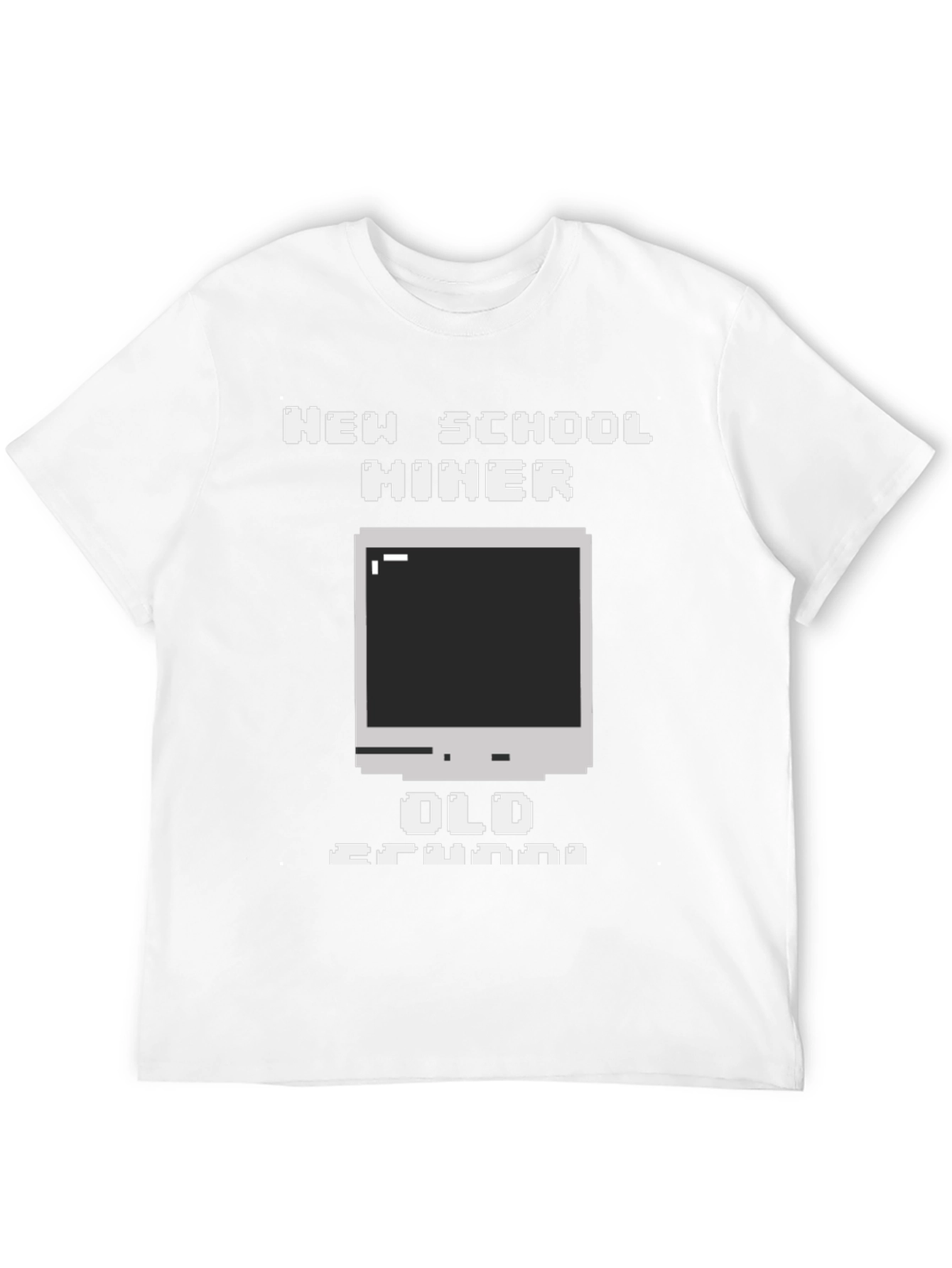New School Miner Old Console T-Shirt