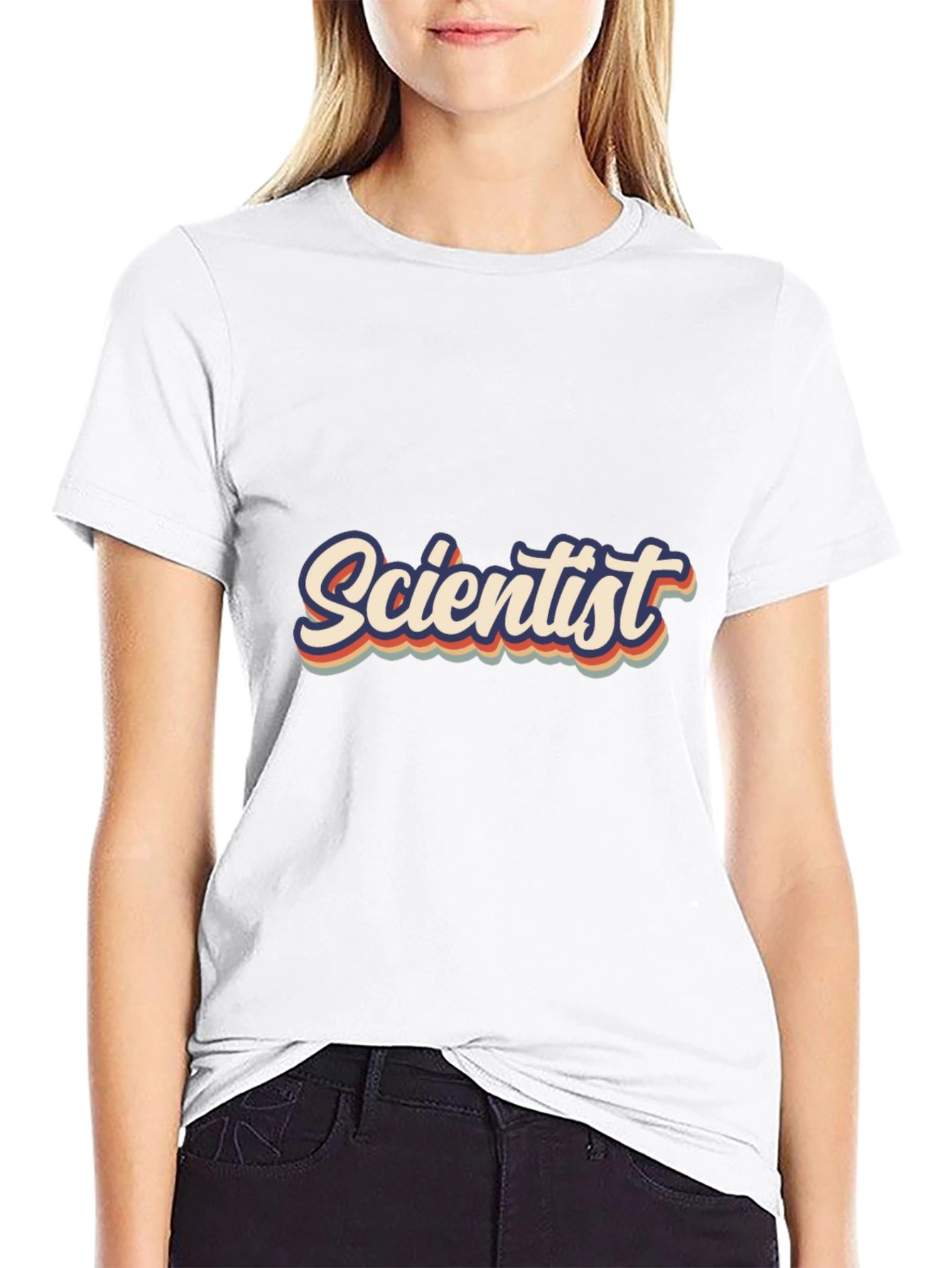 Retro Scientist T-Shirt - Black
