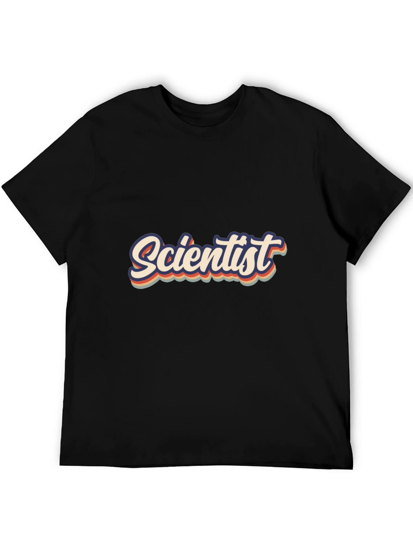Retro Scientist T-Shirt - Black