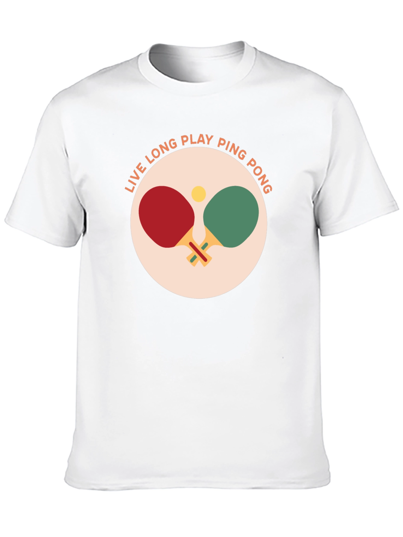 Ping Pong T-Shirt: Live Long & Play!