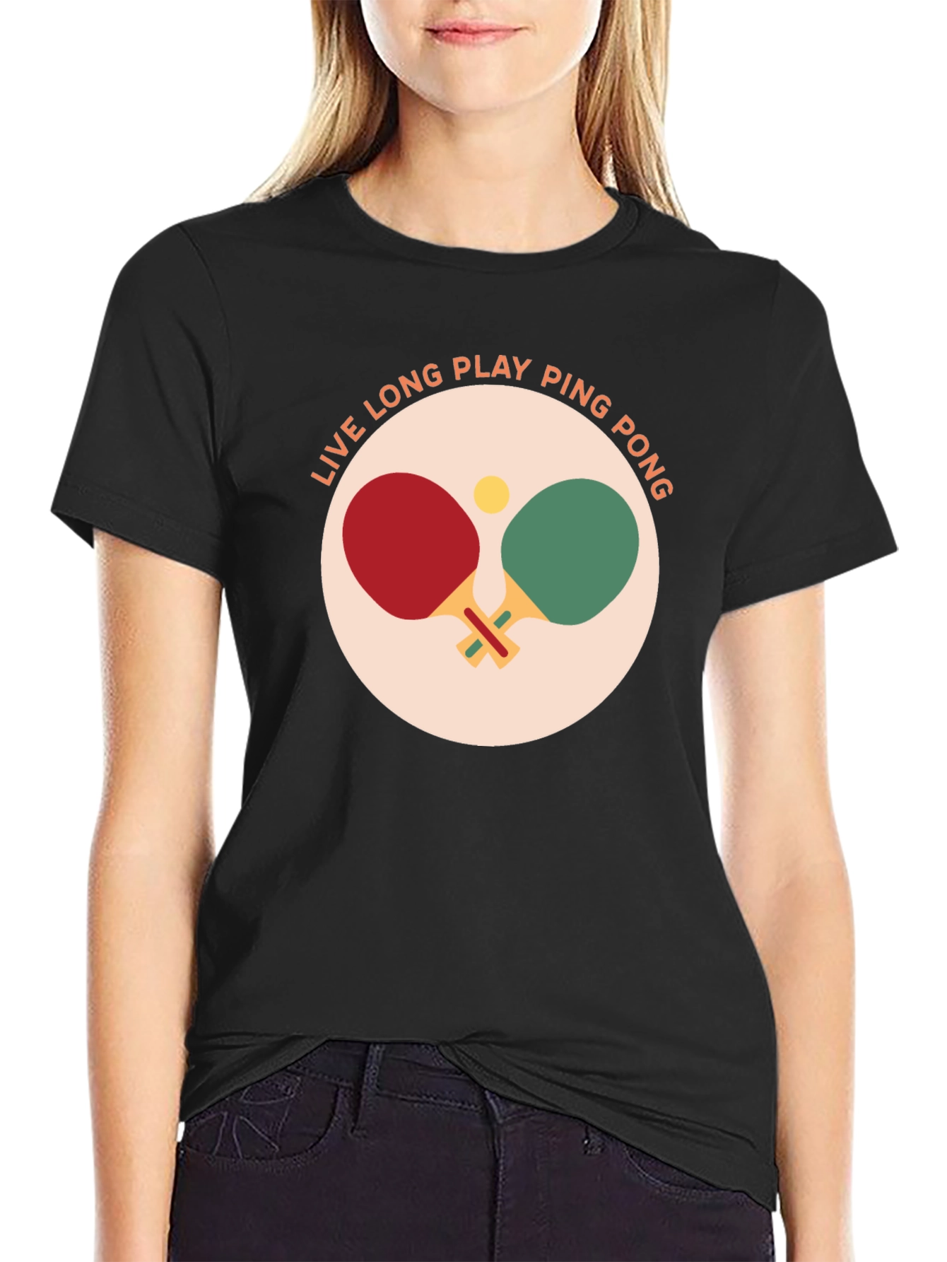 Ping Pong T-Shirt: Live Long & Play!