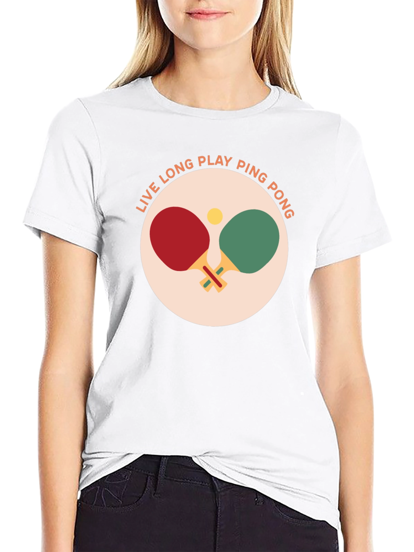 Ping Pong T-Shirt: Live Long & Play!
