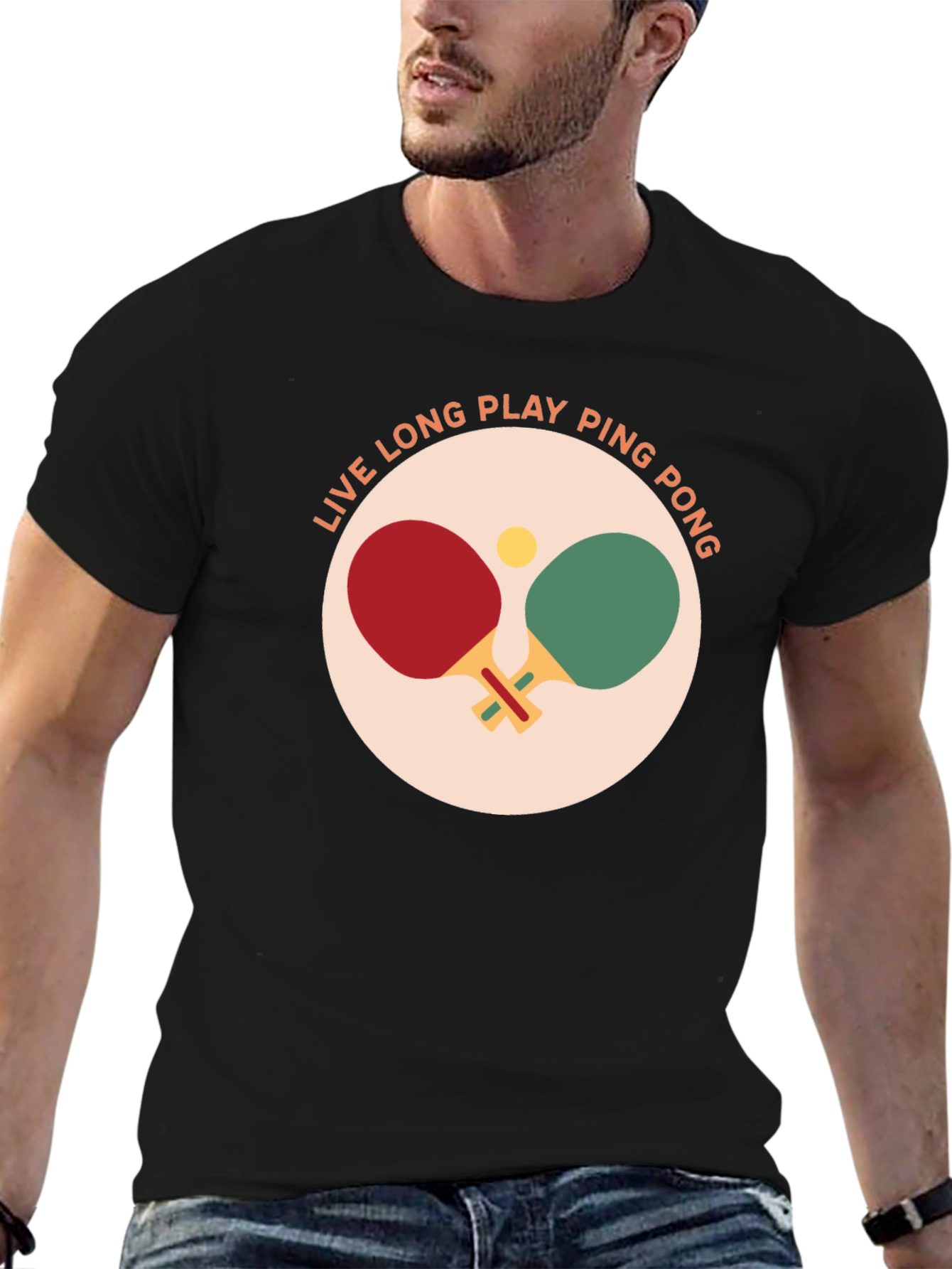 Ping Pong T-Shirt: Live Long & Play!