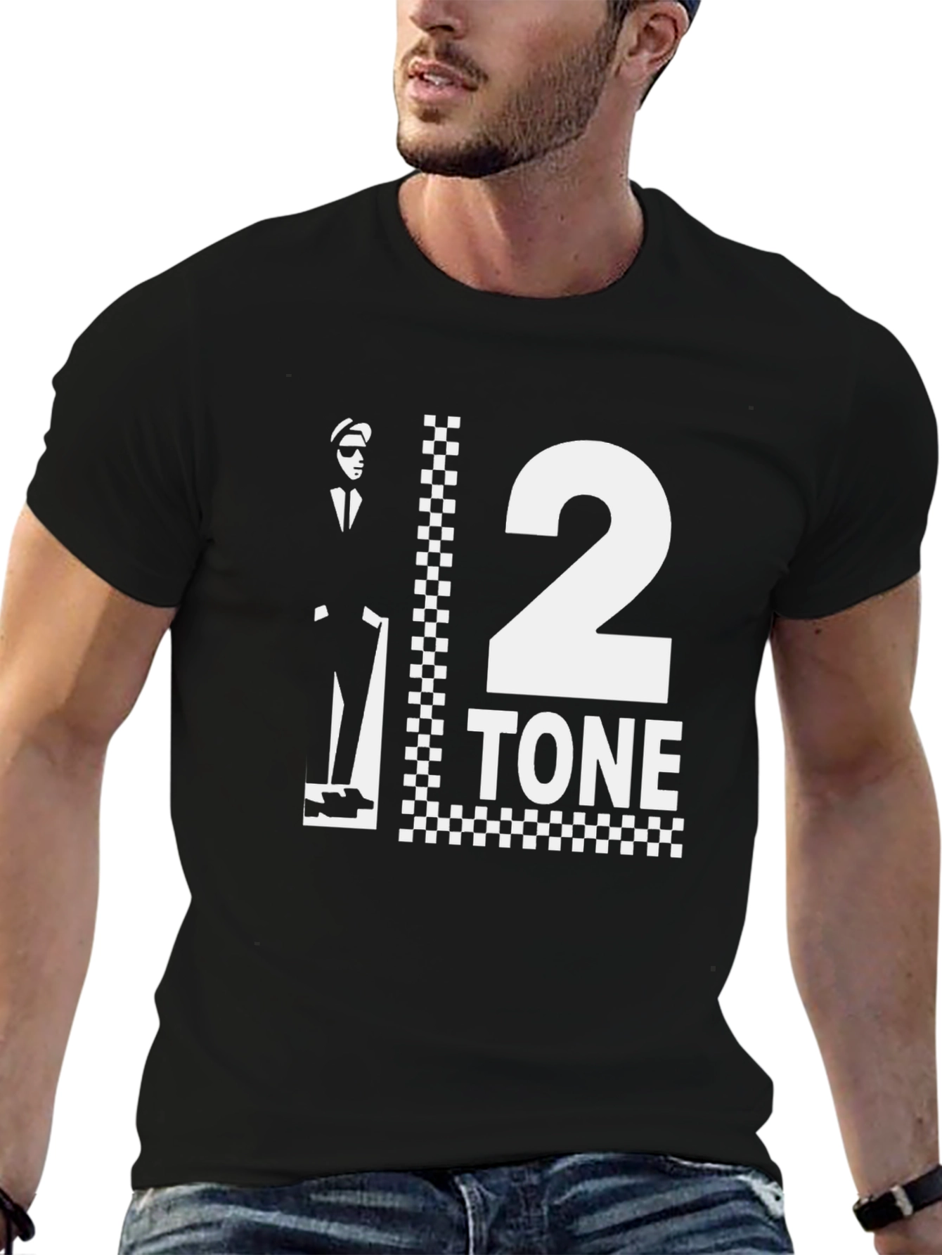 2 Tone Ska T-Shirt - Retro Music Style