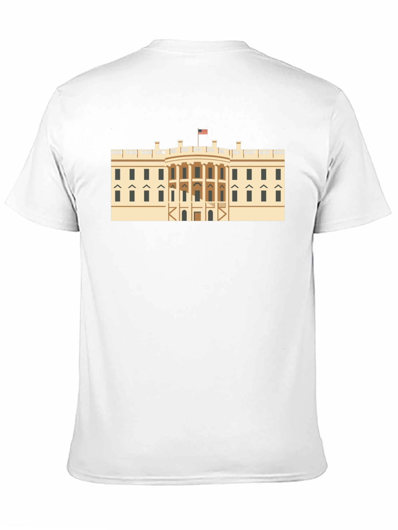 White House Graphic Tee - Patriotic Style