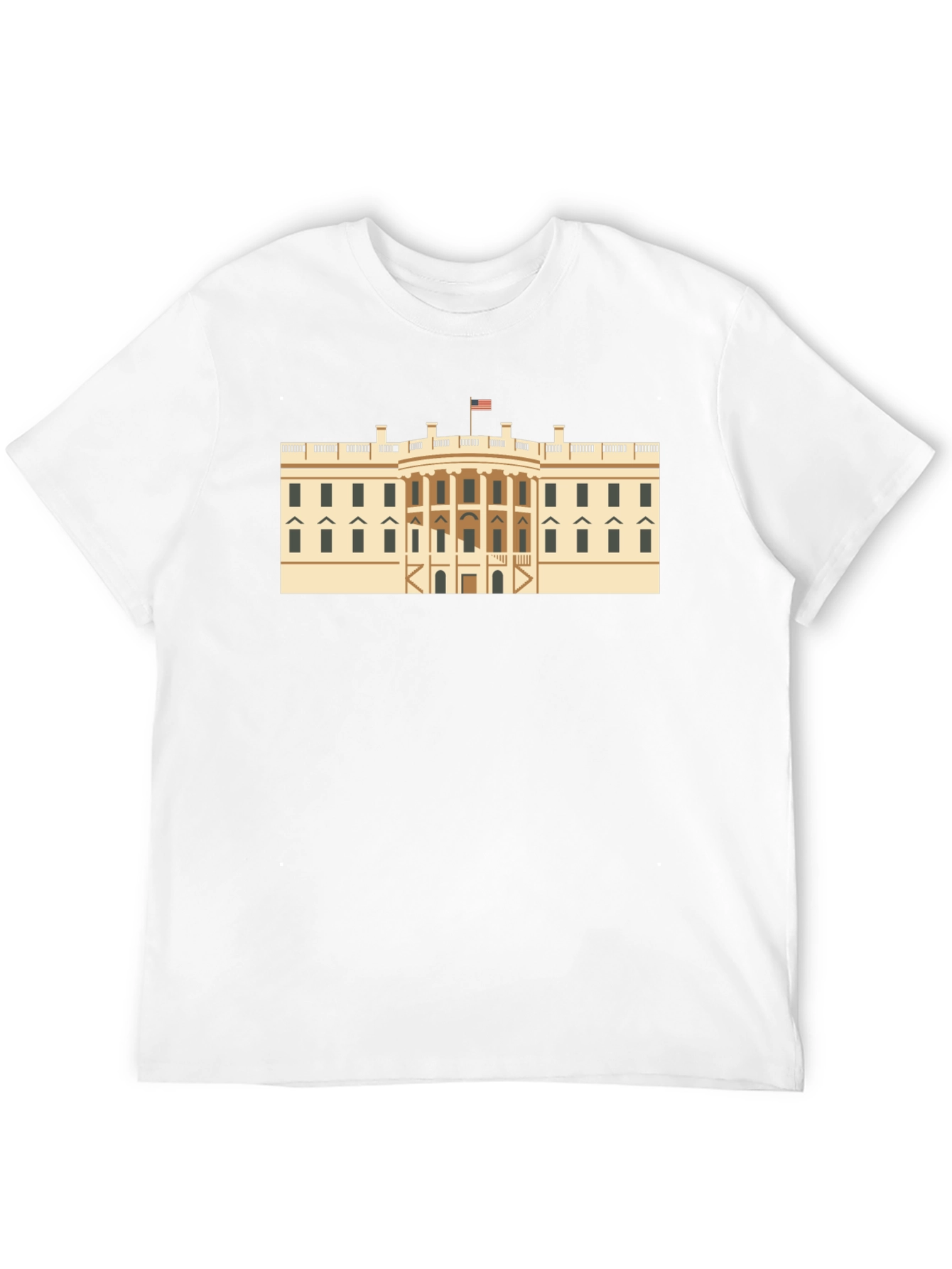 White House Graphic Tee - Patriotic Style