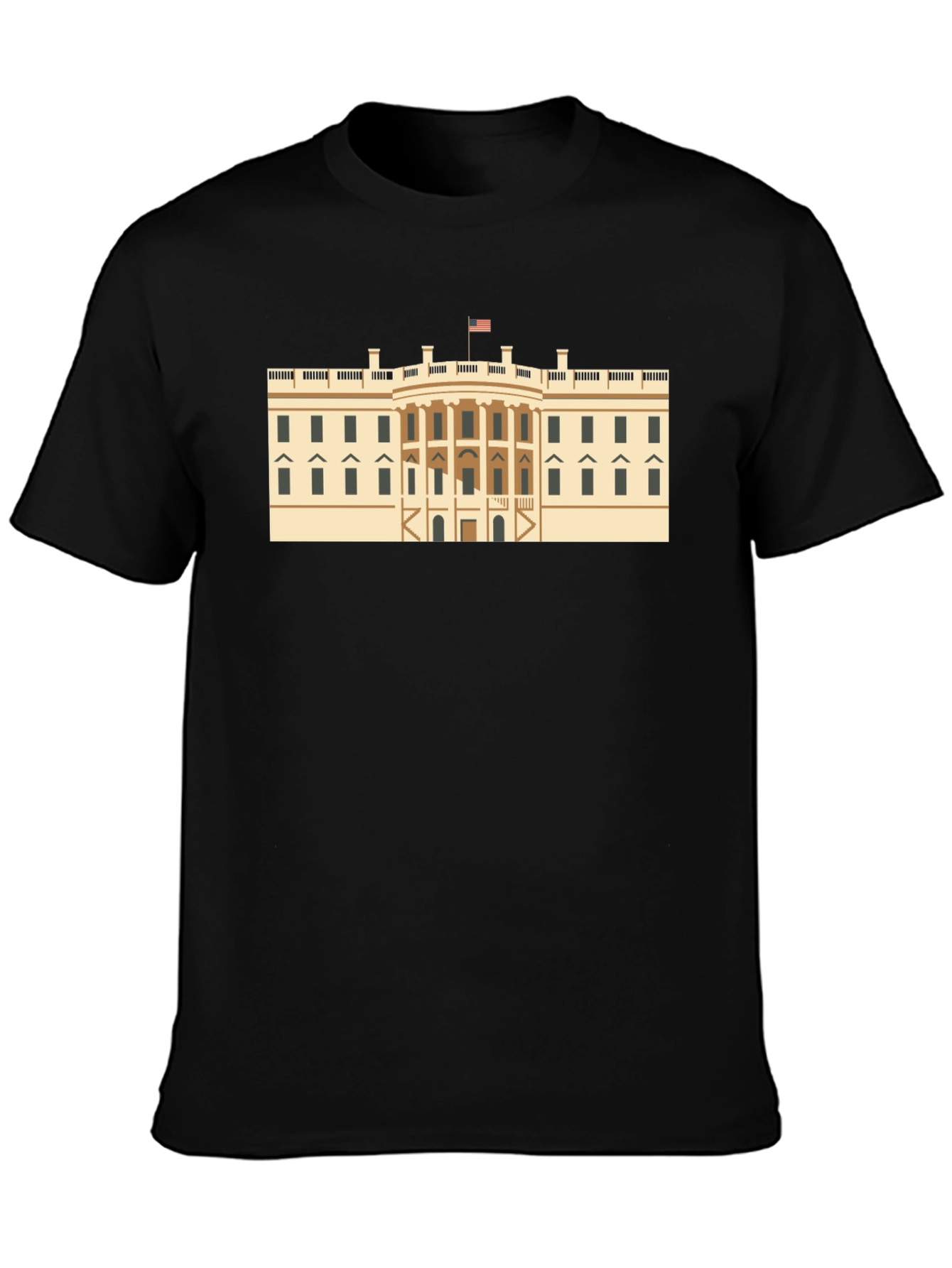 White House Graphic Tee - Patriotic Style