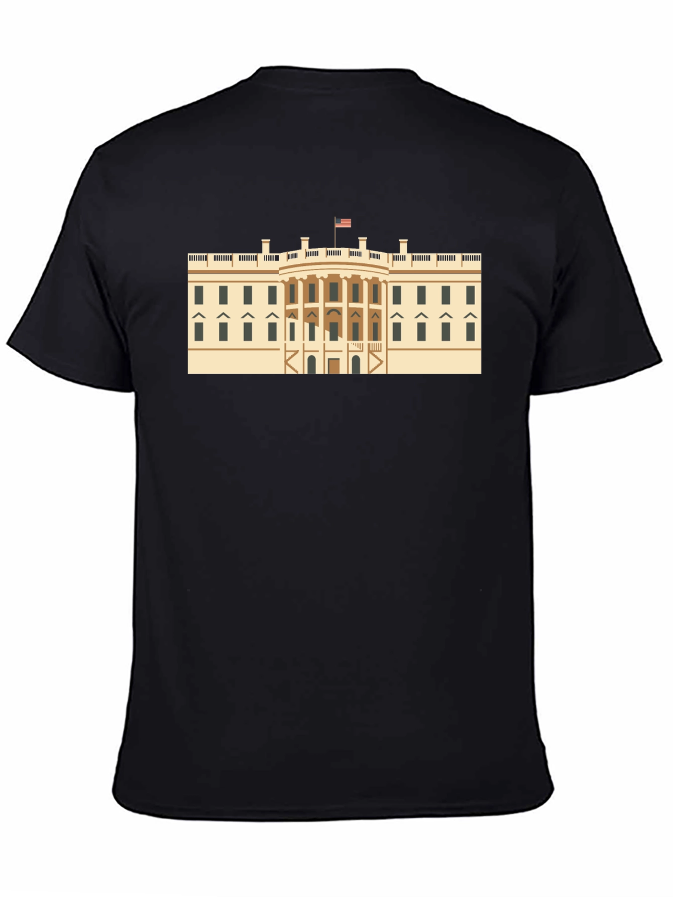 White House Graphic Tee - Patriotic Style