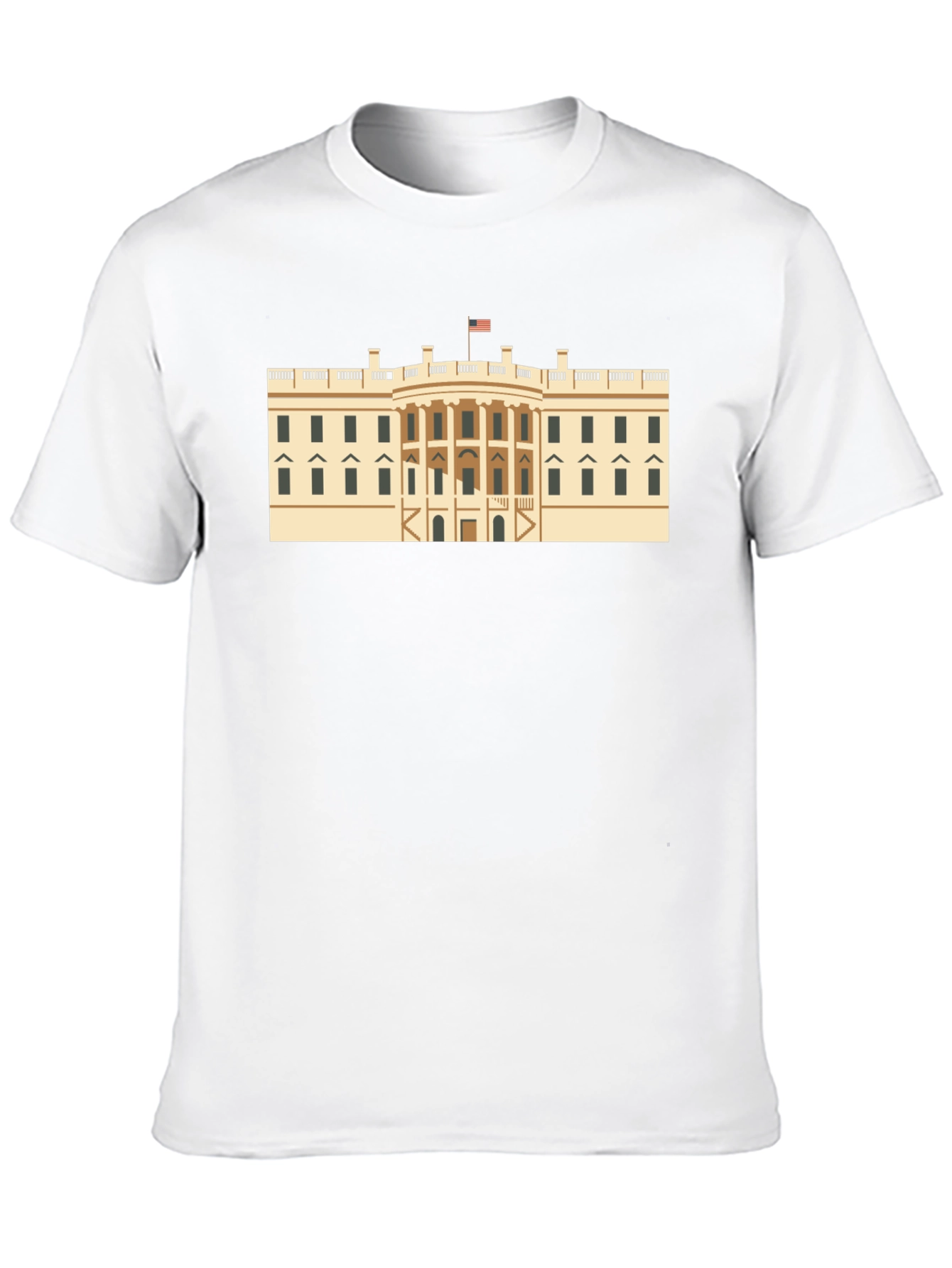 White House Graphic Tee - Patriotic Style