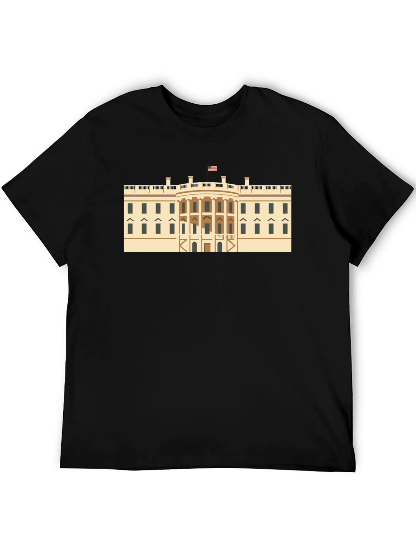White House Graphic Tee - Patriotic Style